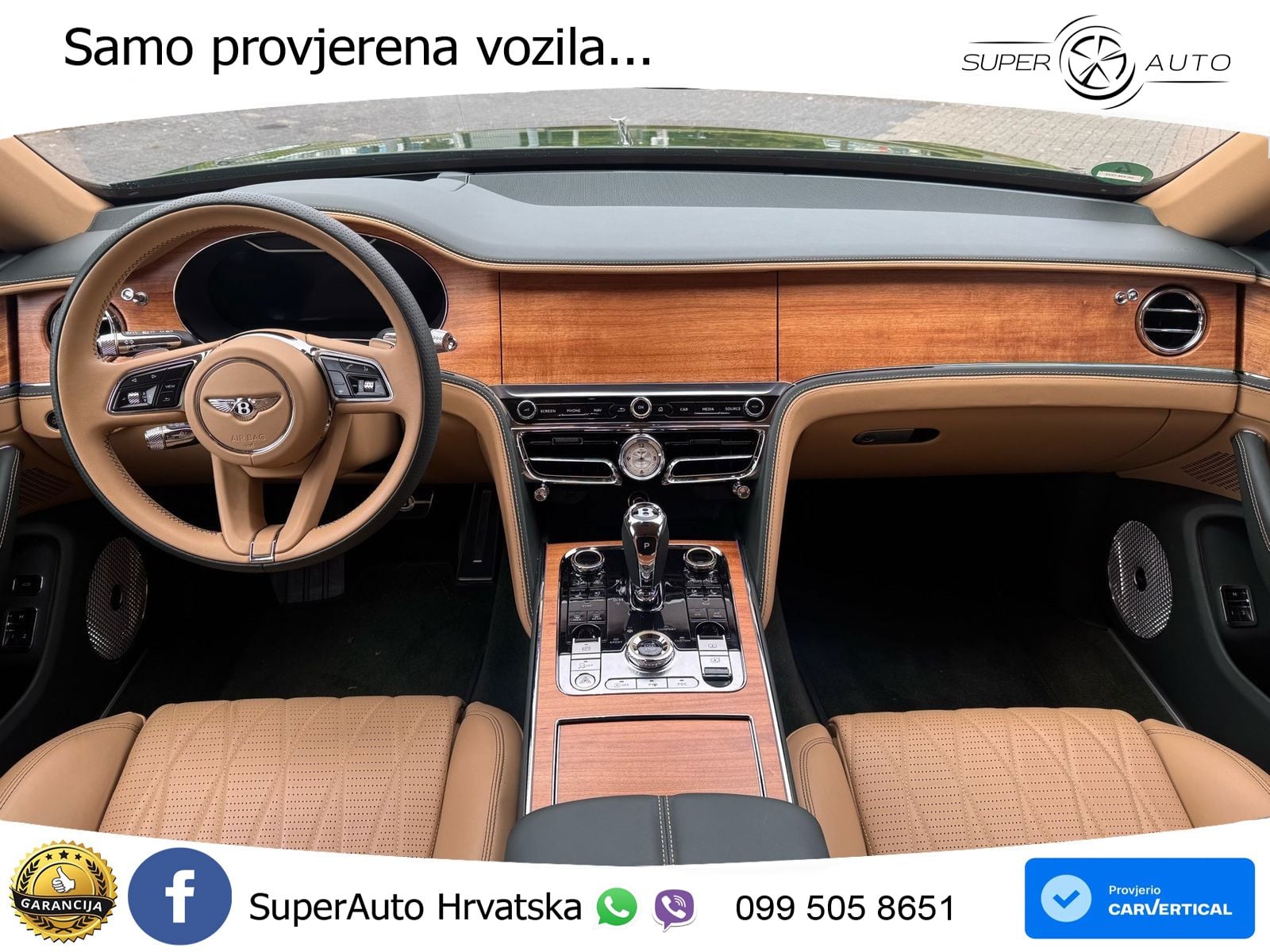 Bentley Flying Spur III 6.0 W12 (635 KS) AWD Automatic ZRAČNI+ACC+4xGR SJED+KAM