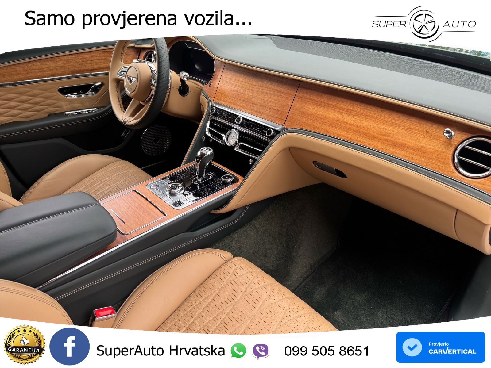 Bentley Flying Spur III 6.0 W12 (635 KS) AWD Automatic ZRAČNI+ACC+4xGR SJED+KAM