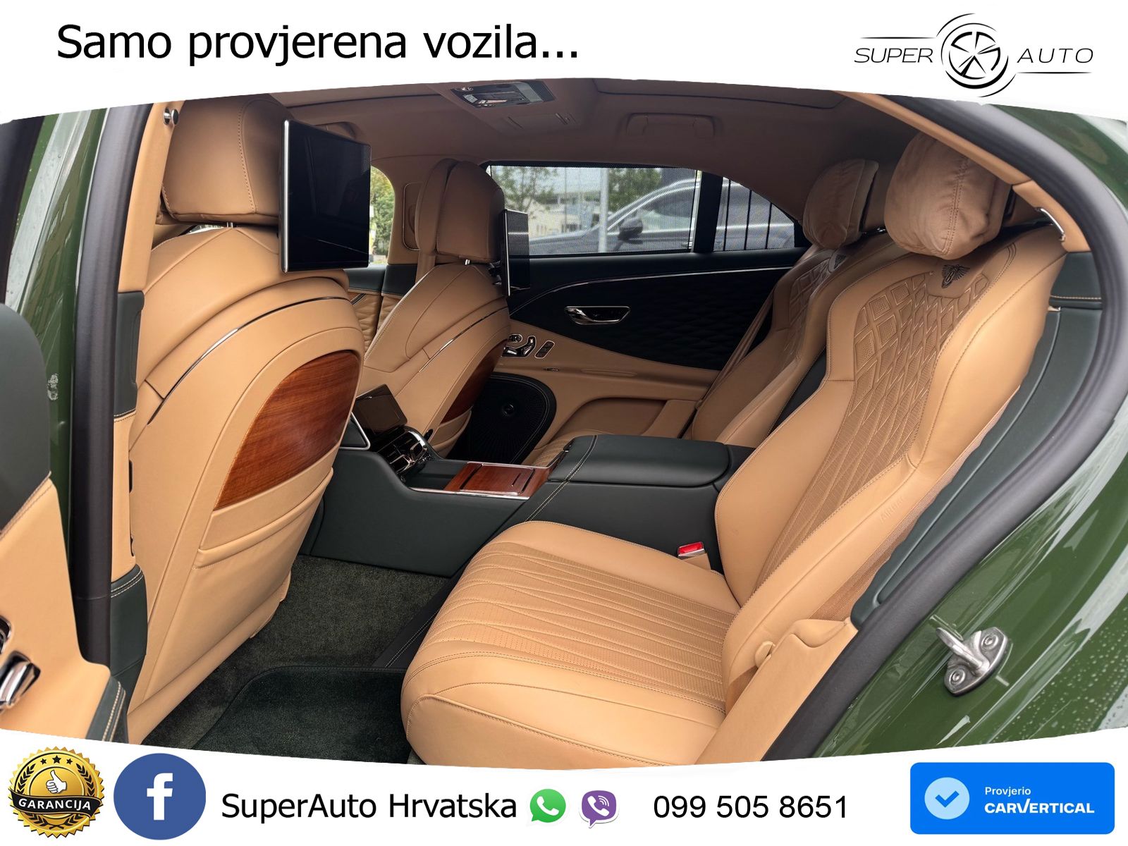Bentley Flying Spur III 6.0 W12 (635 KS) AWD Automatic ZRAČNI+ACC+4xGR SJED+KAM