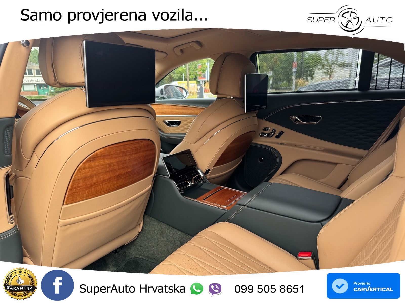 Bentley Flying Spur III 6.0 W12 (635 KS) AWD Automatic ZRAČNI+ACC+4xGR SJED+KAM