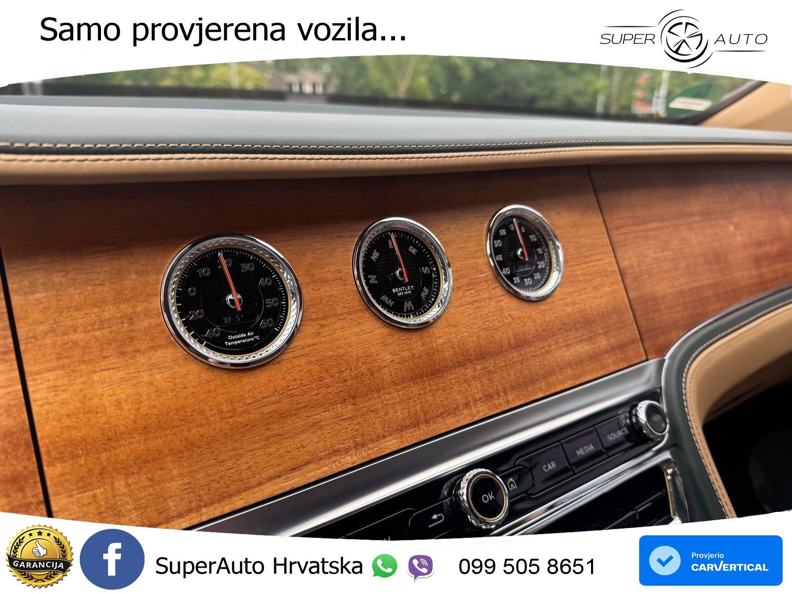 Bentley Flying Spur III 6.0 W12 (635 KS) AWD Automatic ZRAČNI+ACC+4xGR SJED+KAM
