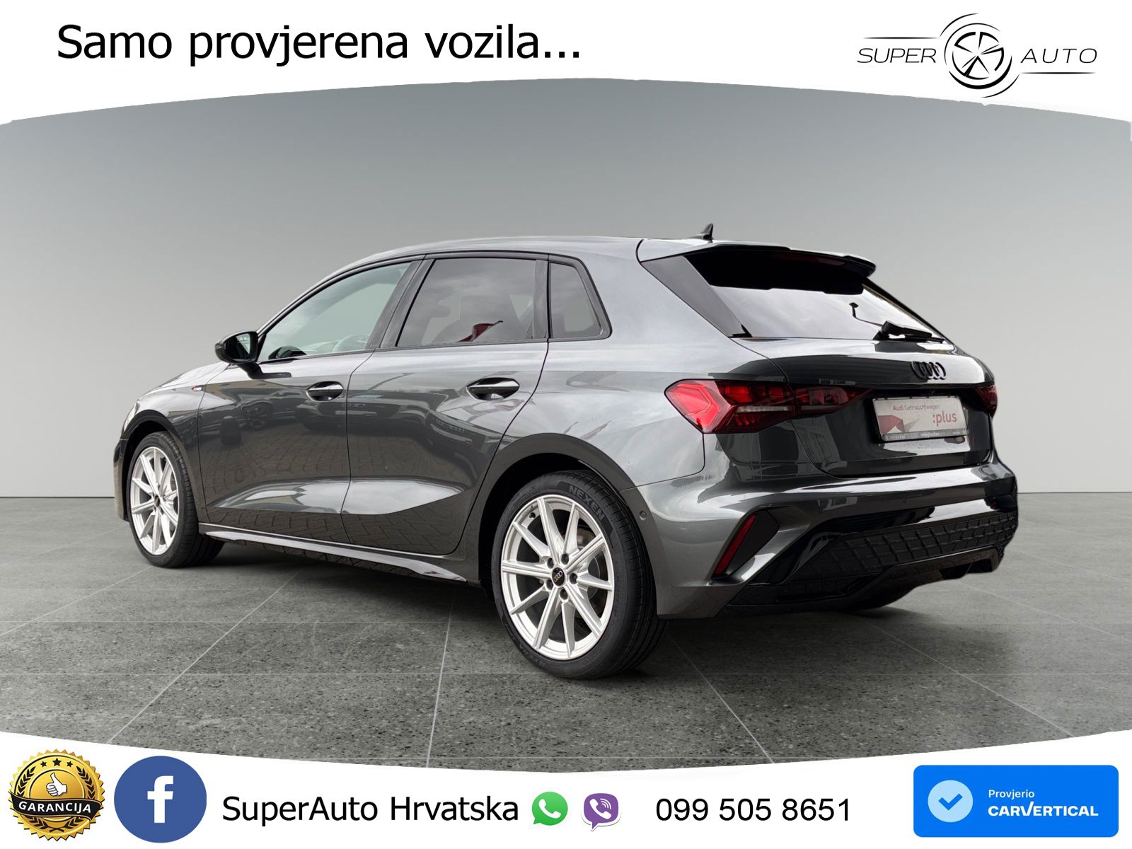 Audi A3 35 TFSI (150 KS) S tronic 2x S line LED+GR SJED+ACC