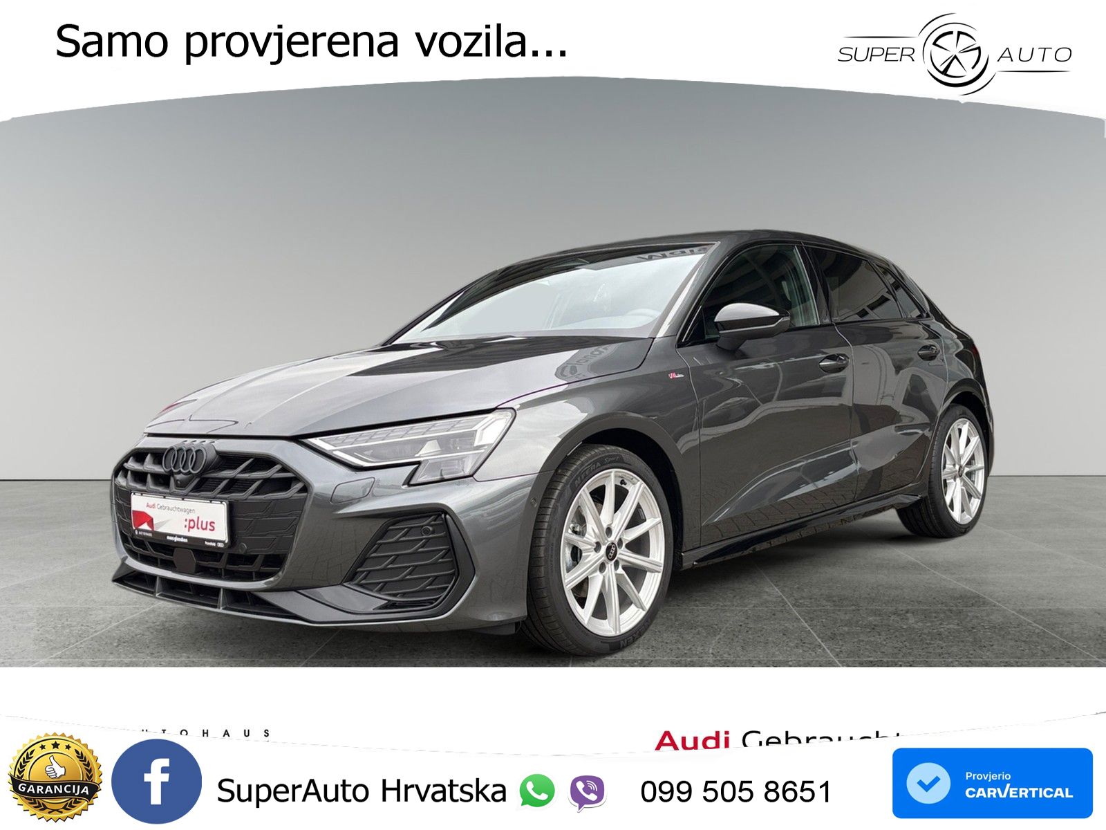 Audi A3 35 TFSI (150 KS) S tronic 2x S line LED+GR SJED+ACC