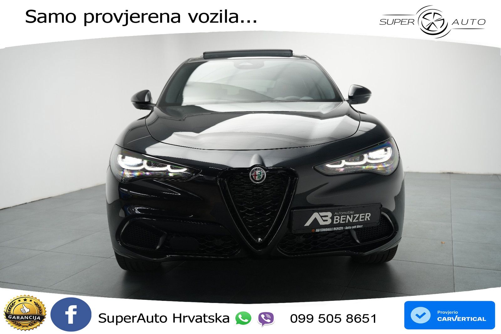 Alfa Romeo Stelvio 2.2 MultiJet II (210 KS) Q4 Automatic LED+GR SJED+ACC