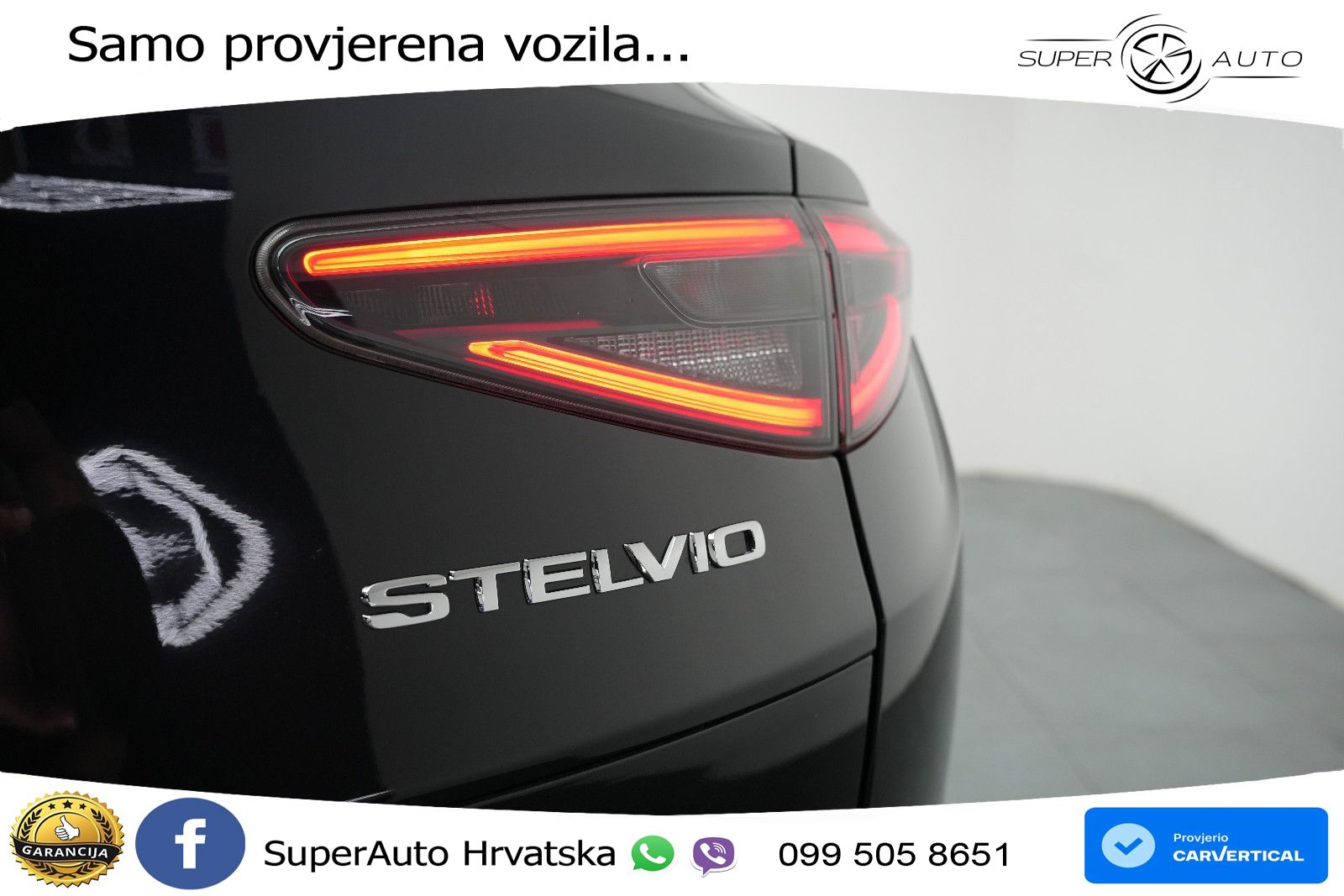 Alfa Romeo Stelvio 2.2 MultiJet II (210 KS) Q4 Automatic LED+GR SJED+ACC