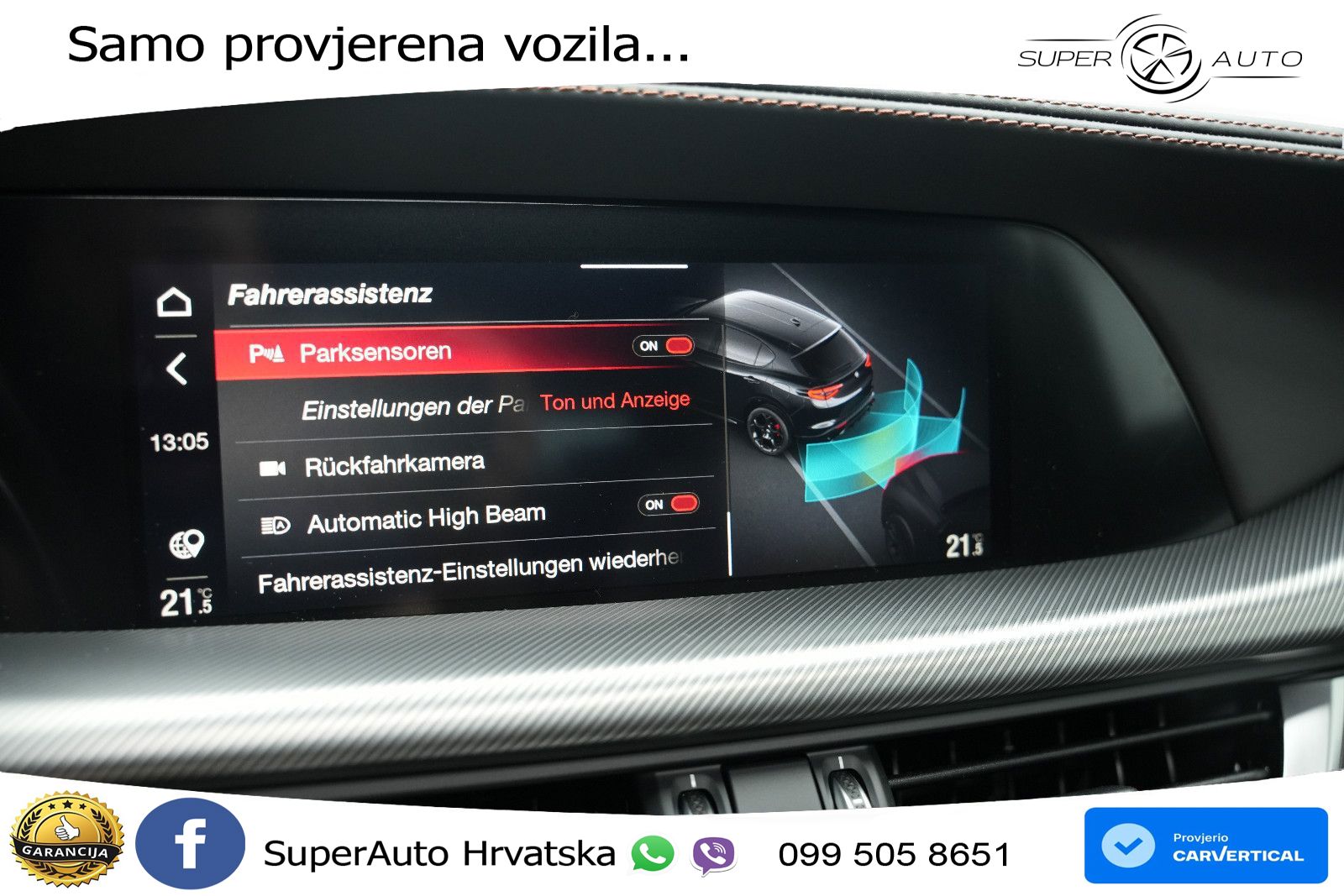 Alfa Romeo Stelvio 2.2 MultiJet II (210 KS) Q4 Automatic LED+GR SJED+ACC