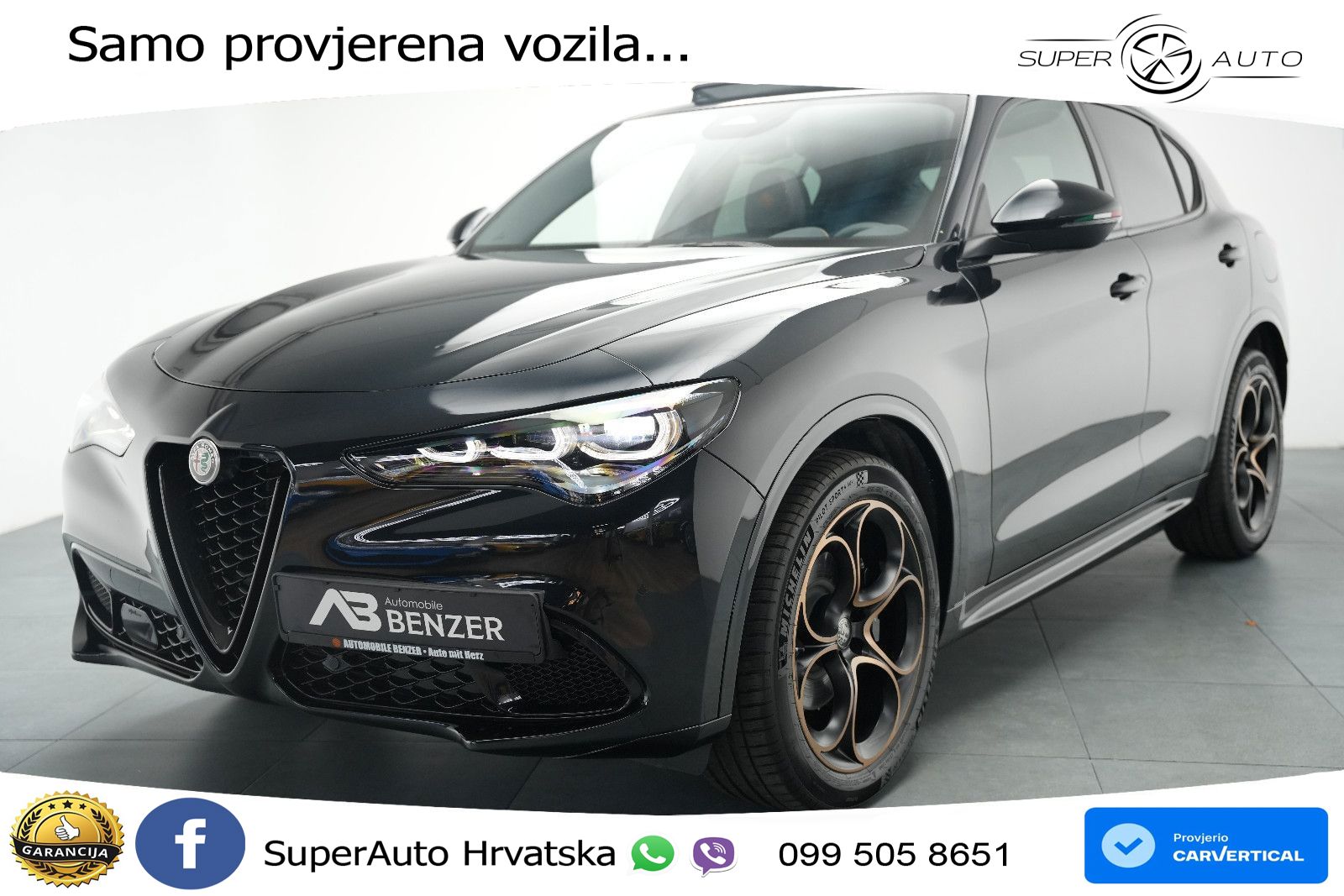 Alfa Romeo Stelvio 2.2 MultiJet II (210 KS) Q4 Automatic LED+GR SJED+ACC