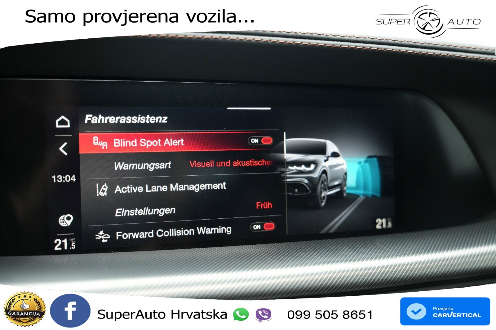Alfa Romeo Stelvio 2.2 MultiJet II (210 KS) Q4 Automatic LED+GR SJED+ACC