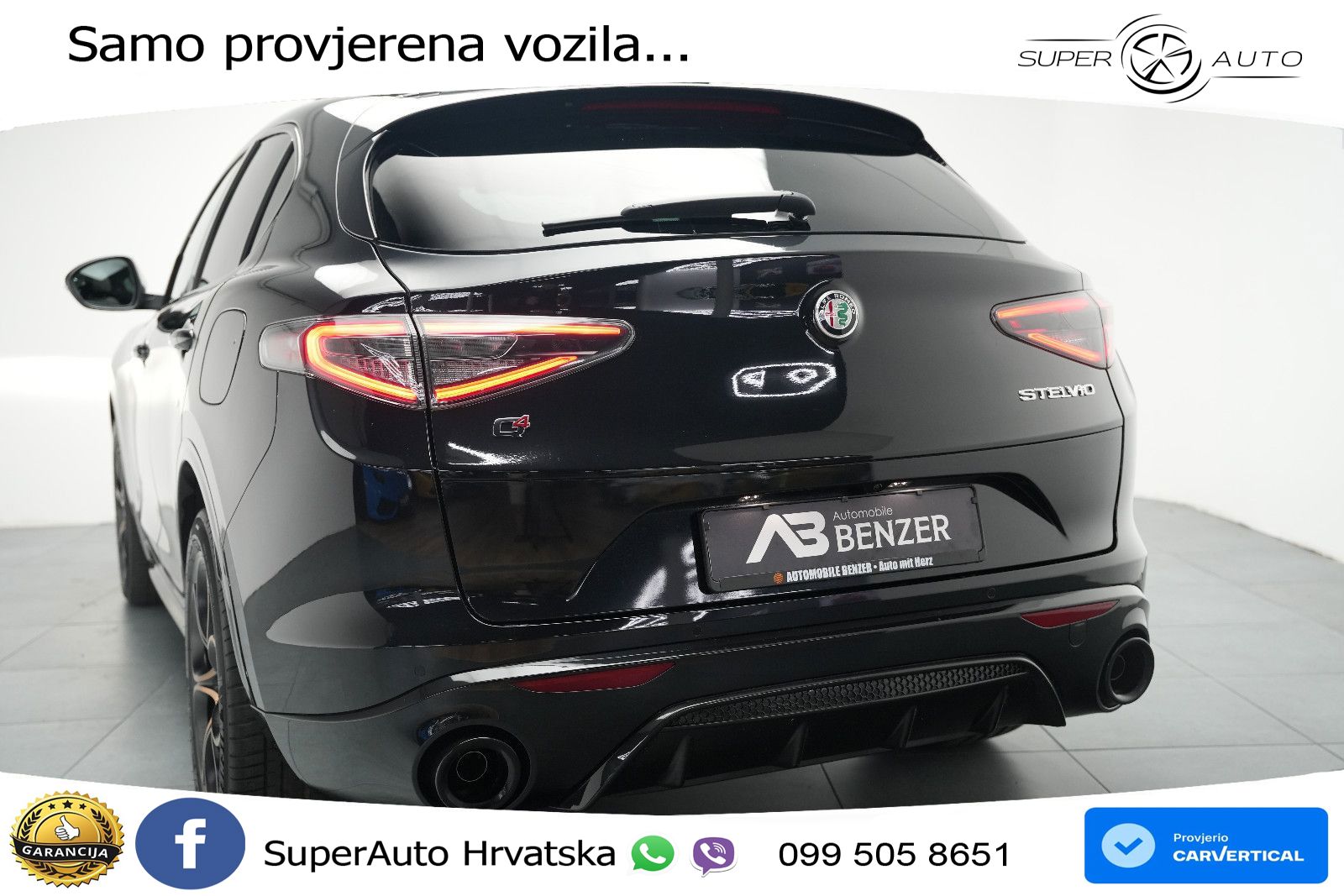 Alfa Romeo Stelvio 2.2 MultiJet II (210 KS) Q4 Automatic LED+GR SJED+ACC