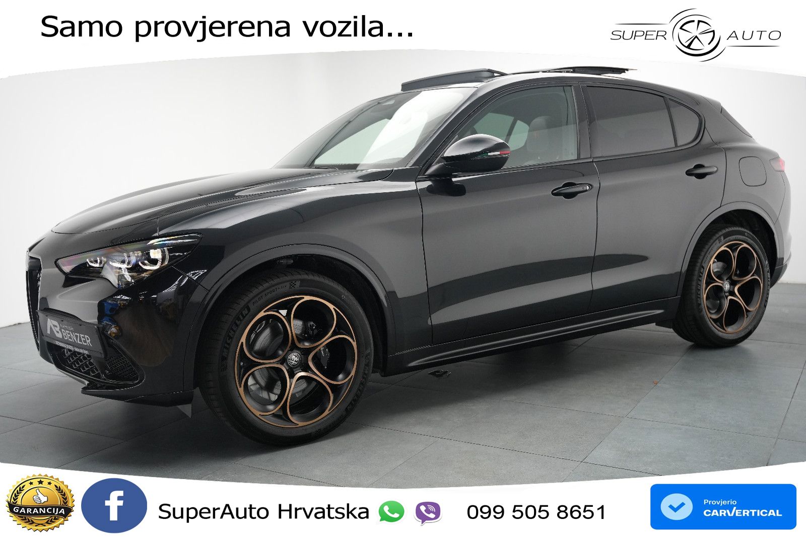 Alfa Romeo Stelvio 2.2 MultiJet II (210 KS) Q4 Automatic LED+GR SJED+ACC
