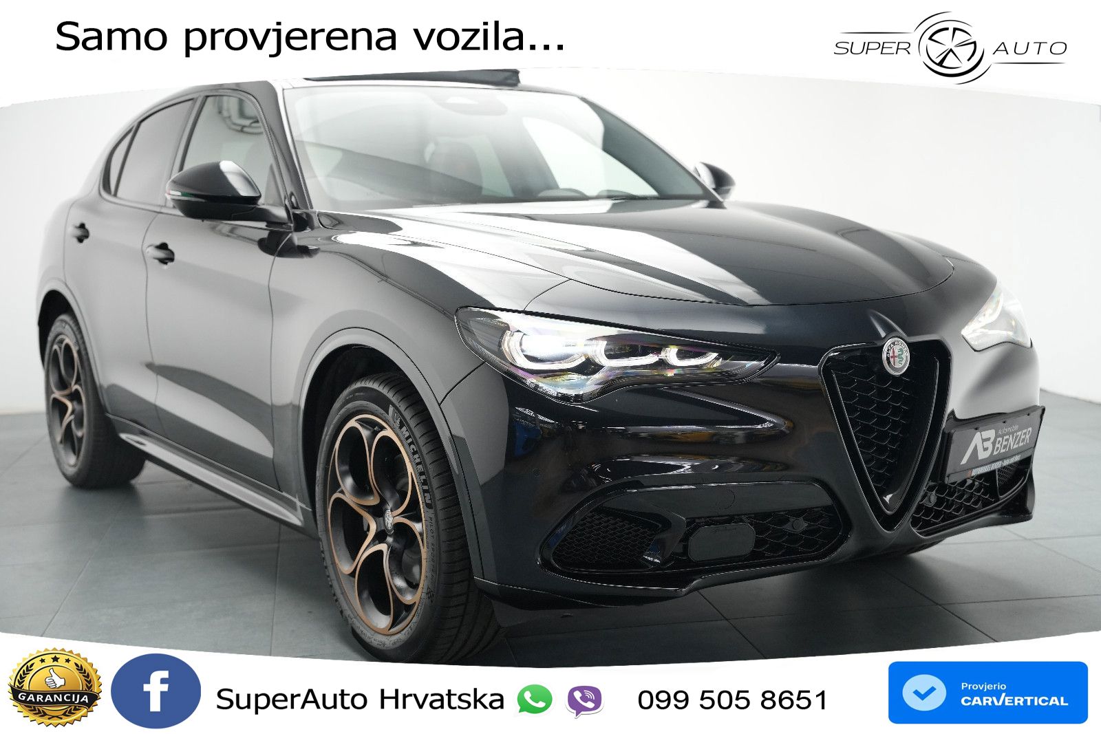 Alfa Romeo Stelvio 2.2 MultiJet II (210 KS) Q4 Automatic LED+GR SJED+ACC