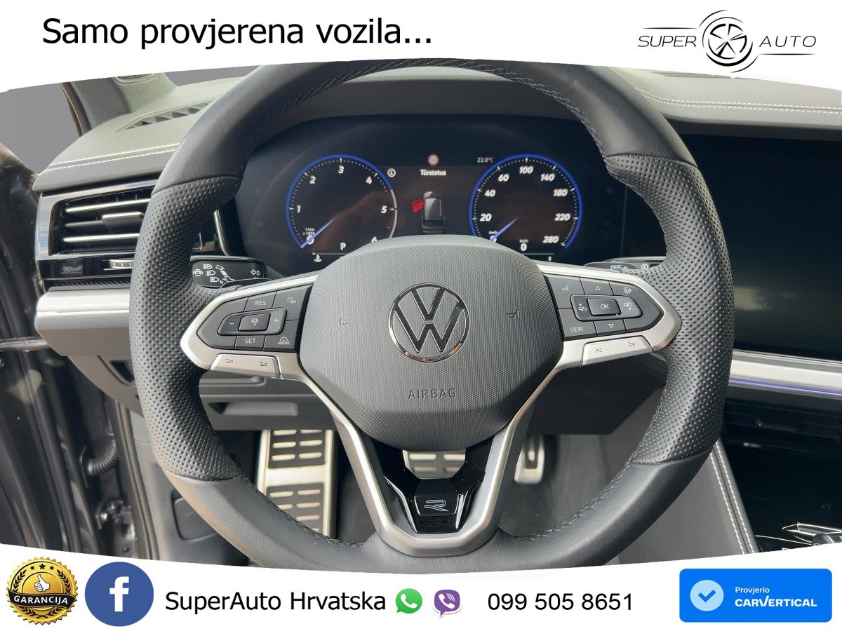 Volkswagen Touareg 3.0 V6 TDI (286 KS) 4MOTION Tiptronic ZRAČNI+ACC+GR SJED+KAM+PANO