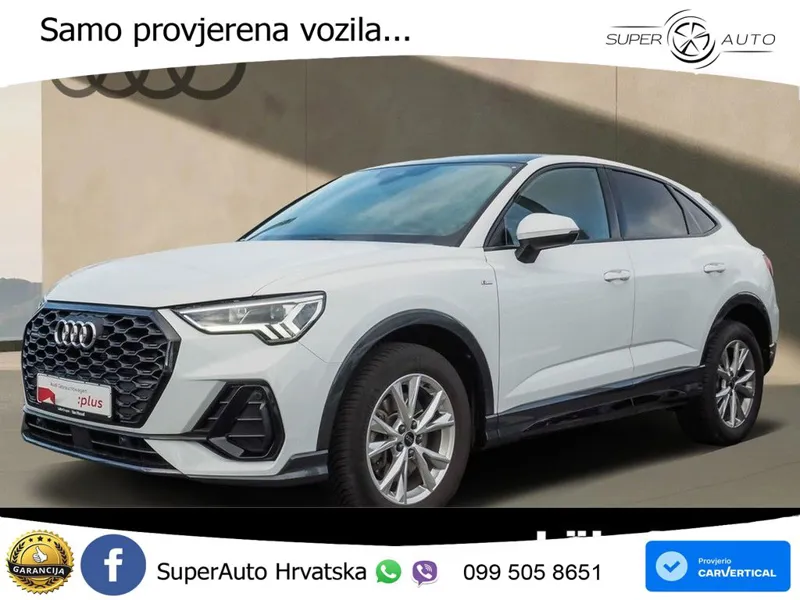 Audi Q3 Sportback 40 TFSI (190 KS) quattro S tronic S line LED+GR SJED+ACC