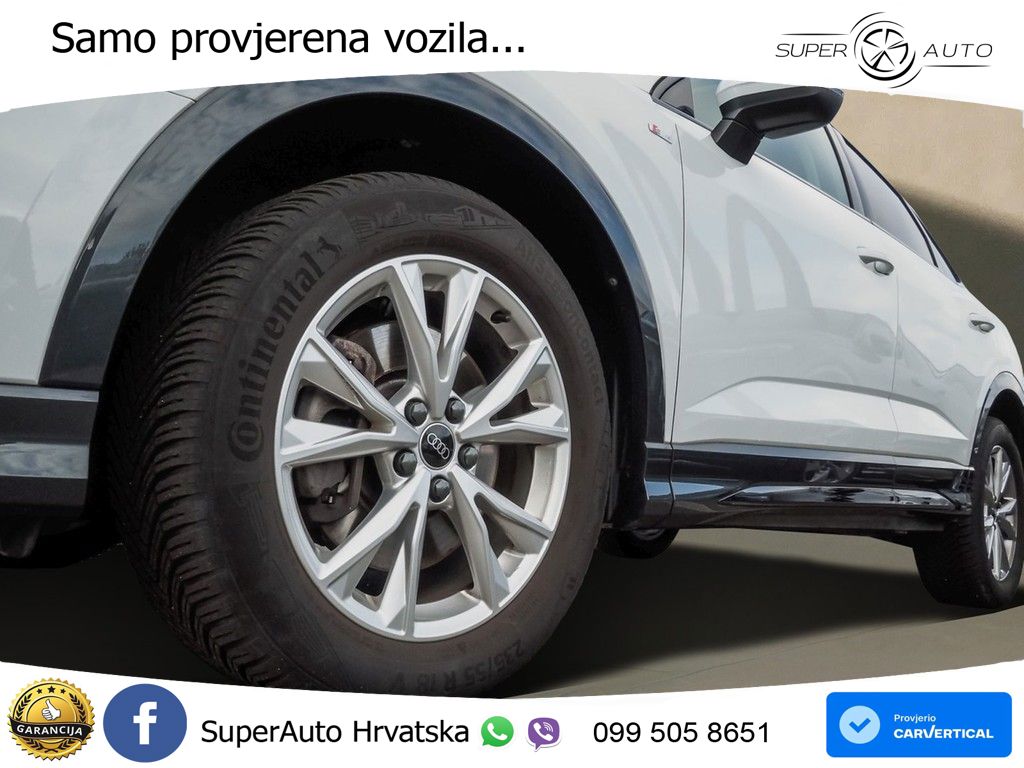 Audi Q3 Sportback 40 TFSI (190 KS) quattro S tronic S line LED+GR SJED+ACC