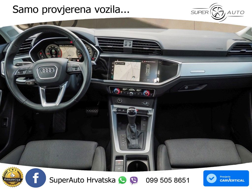 Audi Q3 Sportback 40 TFSI (190 KS) quattro S tronic S line LED+GR SJED+ACC