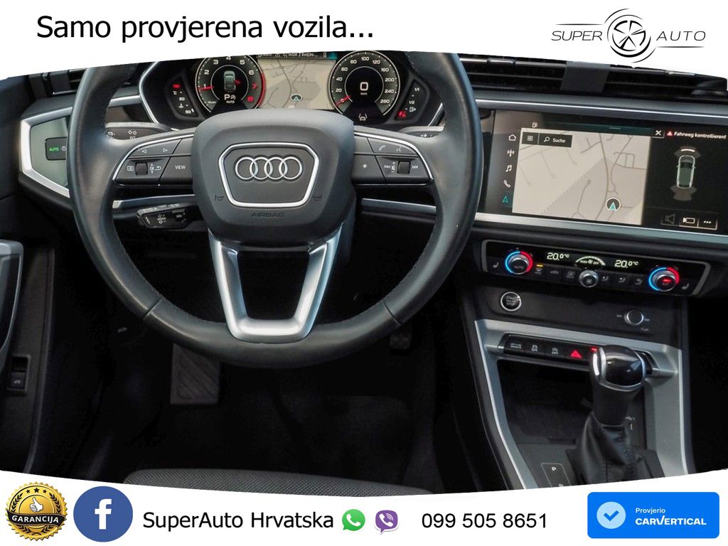 Audi Q3 Sportback 40 TFSI (190 KS) quattro S tronic S line LED+GR SJED+ACC