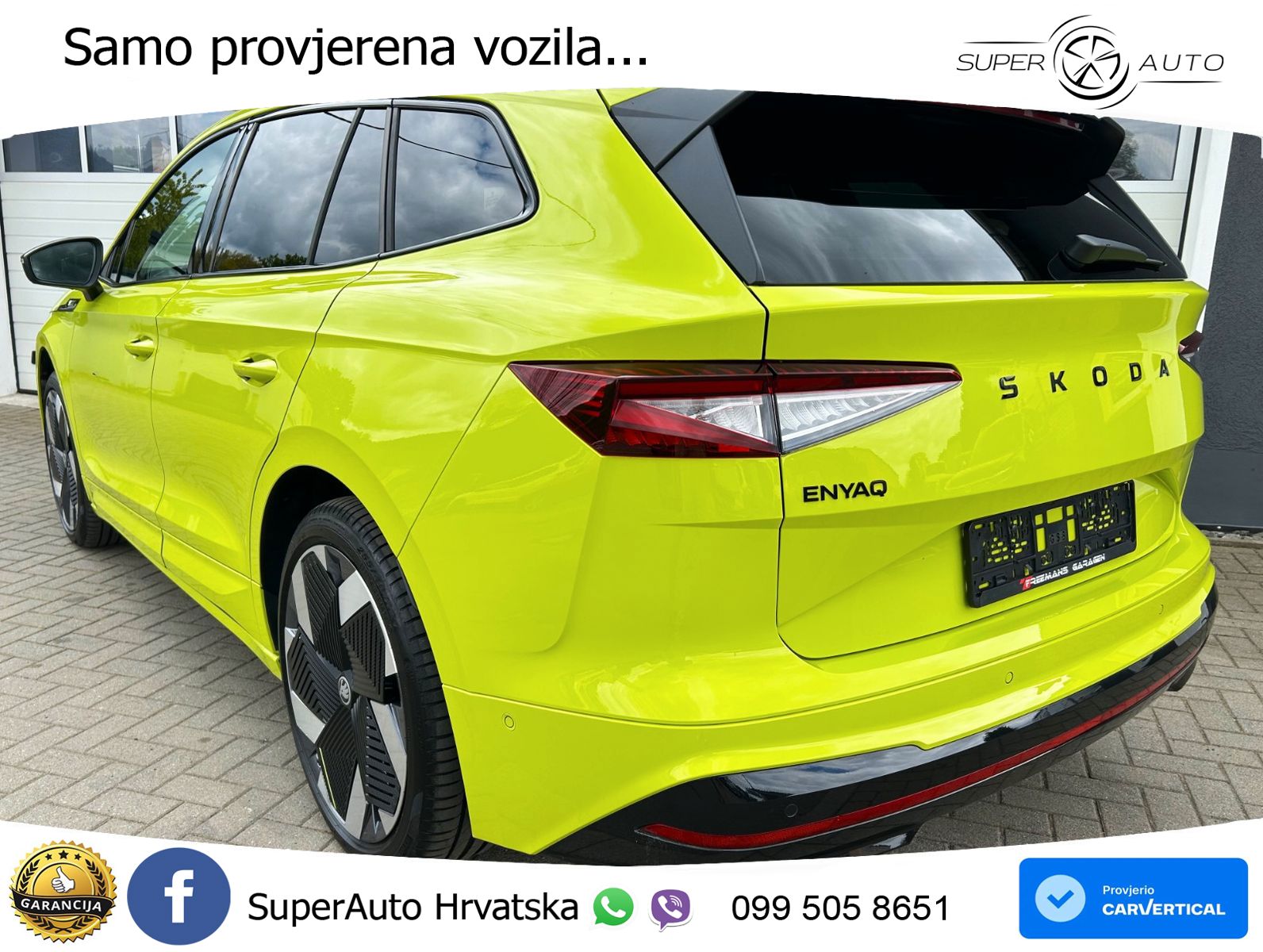 Škoda Enyaq iV RS 82 kWh (340 KS) AWD Suite MATRIX+GR SJED+KAM