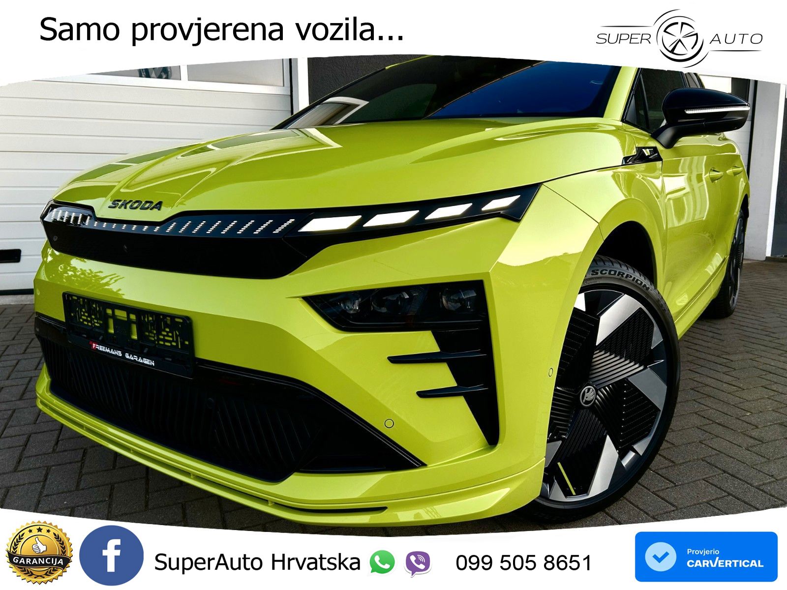 Škoda Enyaq iV RS 82 kWh (340 KS) AWD Suite MATRIX+GR SJED+KAM