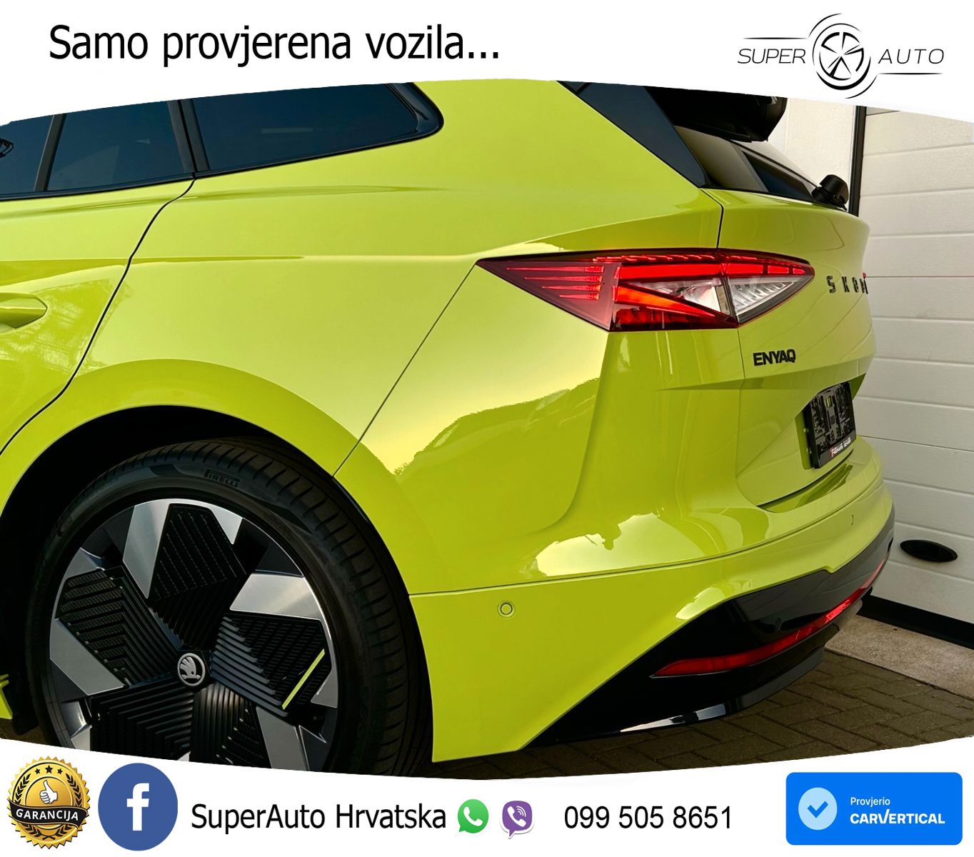 Škoda Enyaq iV RS 82 kWh (340 KS) AWD Suite MATRIX+GR SJED+KAM