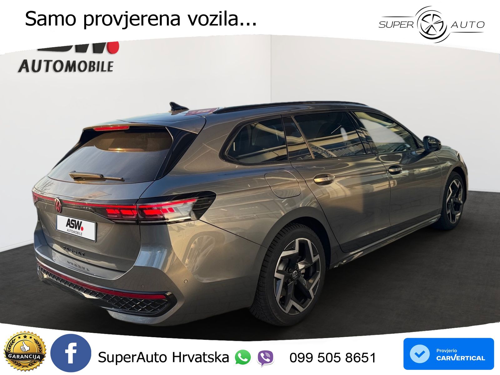 Volkswagen Passat Variant 2.0 TDI (193 KS) 4MOTION DSG R-Line LED+GR SJED+ACC