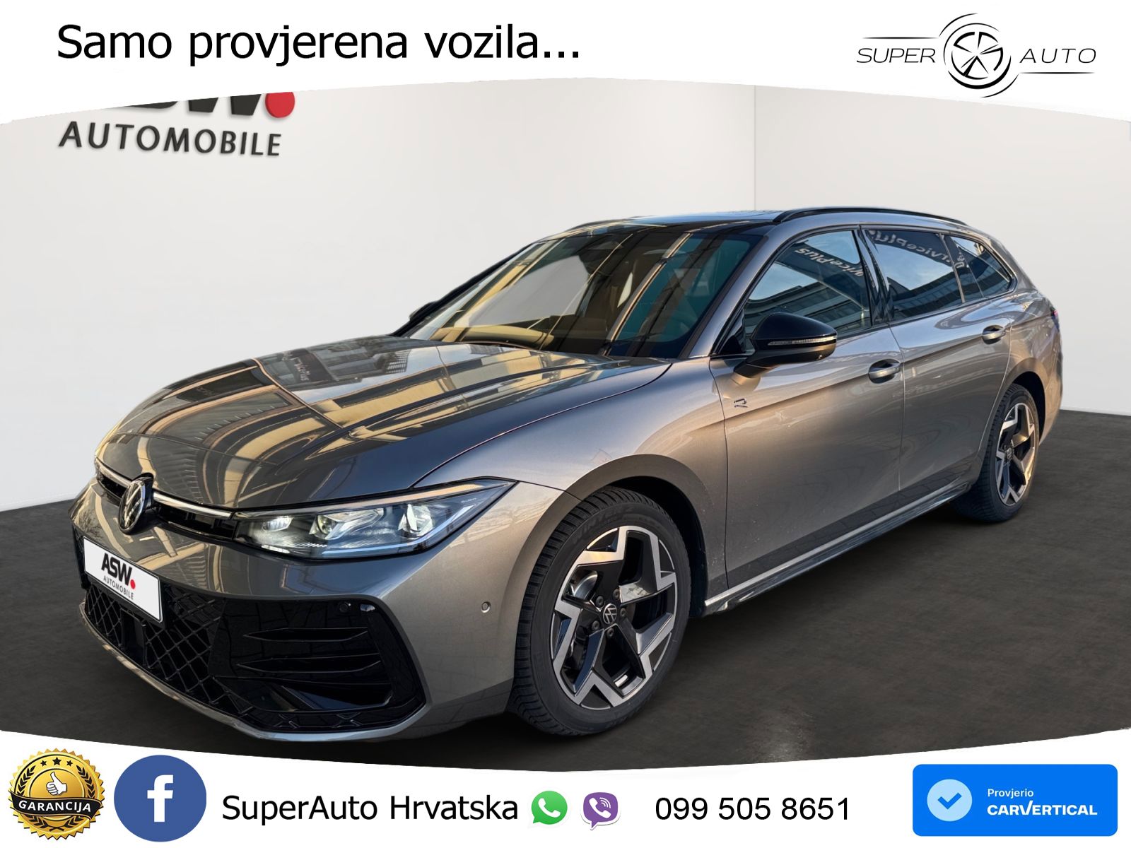 Volkswagen Passat Variant 2.0 TDI (193 KS) 4MOTION DSG R-Line LED+GR SJED+ACC
