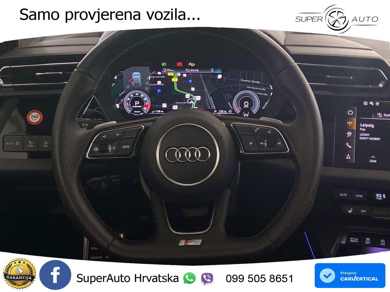 Audi S3 2.0 TFSI (333 KS) quattro S tronic MATRIX+GR SJED+KAM