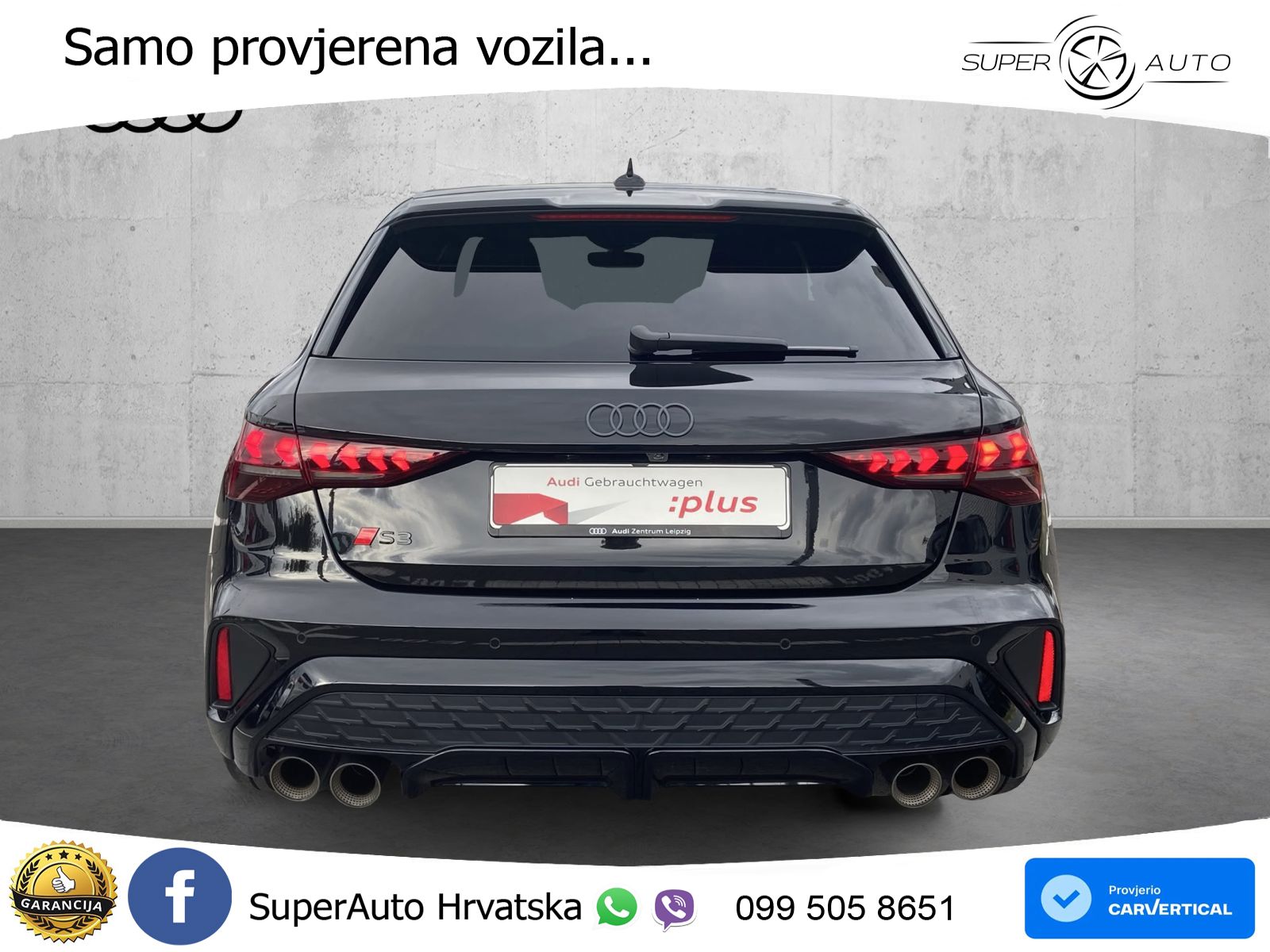 Audi S3 2.0 TFSI (333 KS) quattro S tronic MATRIX+GR SJED+KAM