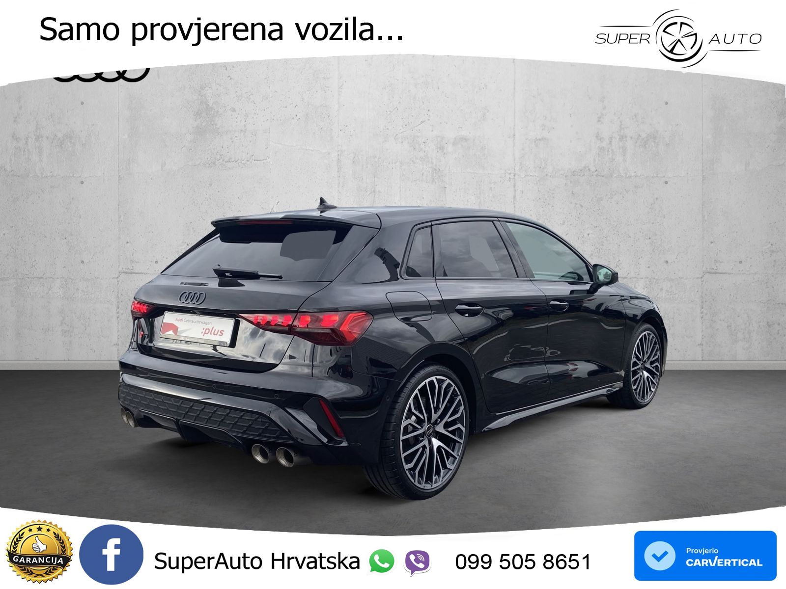 Audi S3 2.0 TFSI (333 KS) quattro S tronic MATRIX+GR SJED+KAM