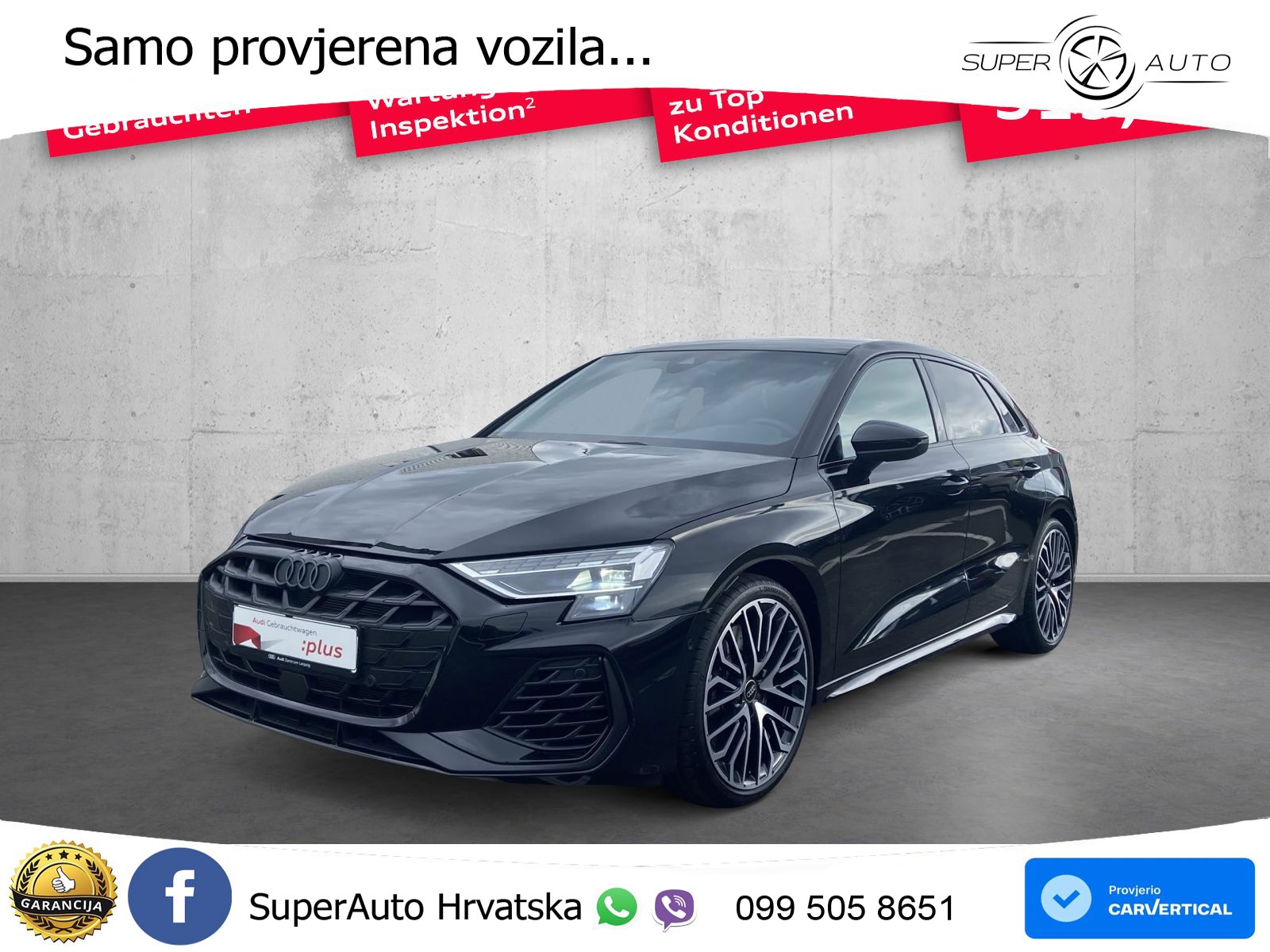 Audi S3 2.0 TFSI (333 KS) quattro S tronic MATRIX+GR SJED+KAM