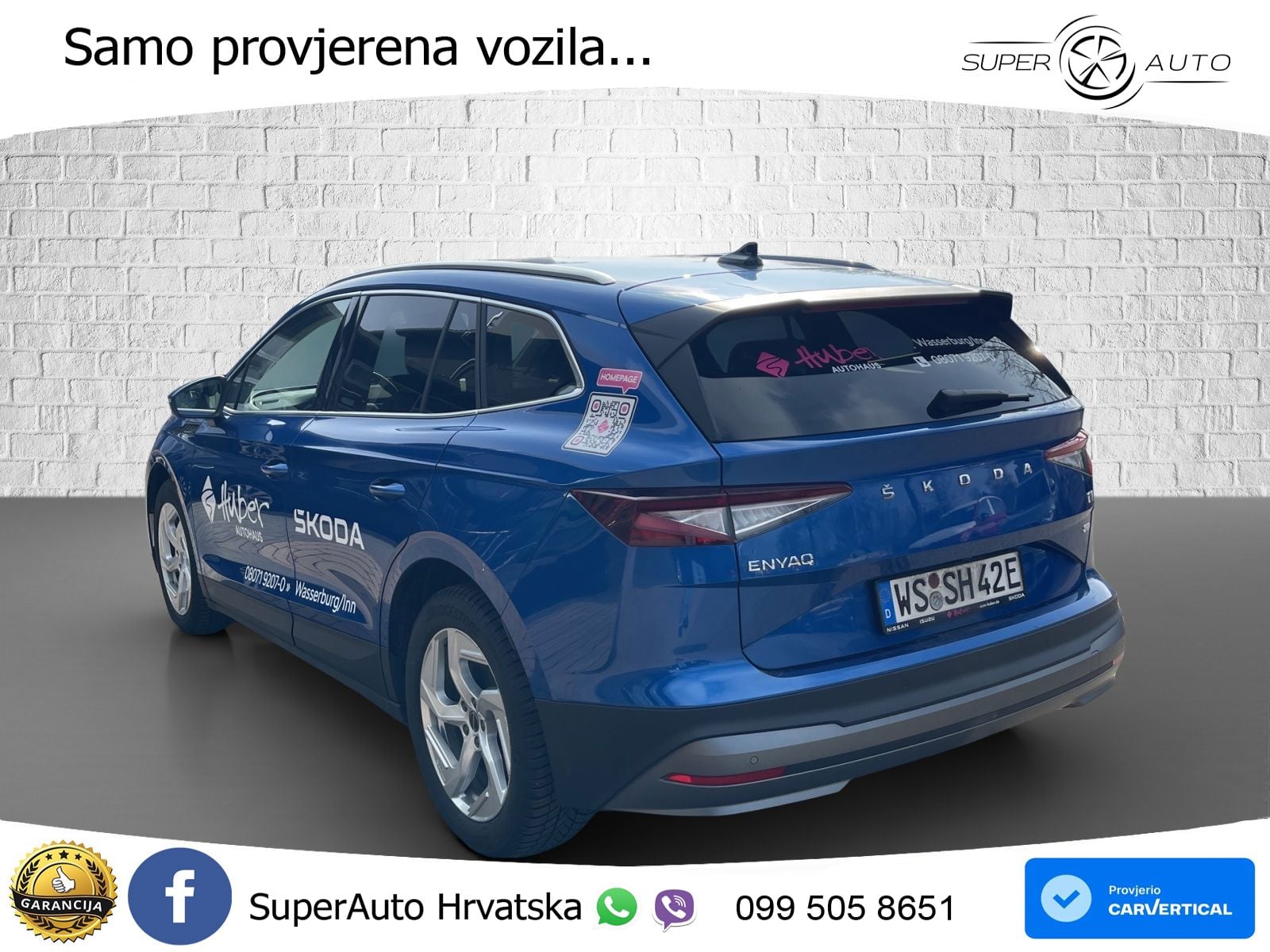 Škoda Enyaq 60 63 kWh (204 KS) LED+GR SJED+ACC
