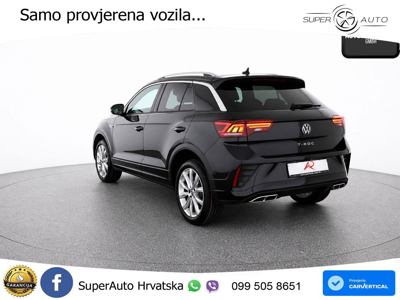 Volkswagen T-Roc 1.5 TSI (150 KS) DSG R-Line LED+GR SJED+ACC