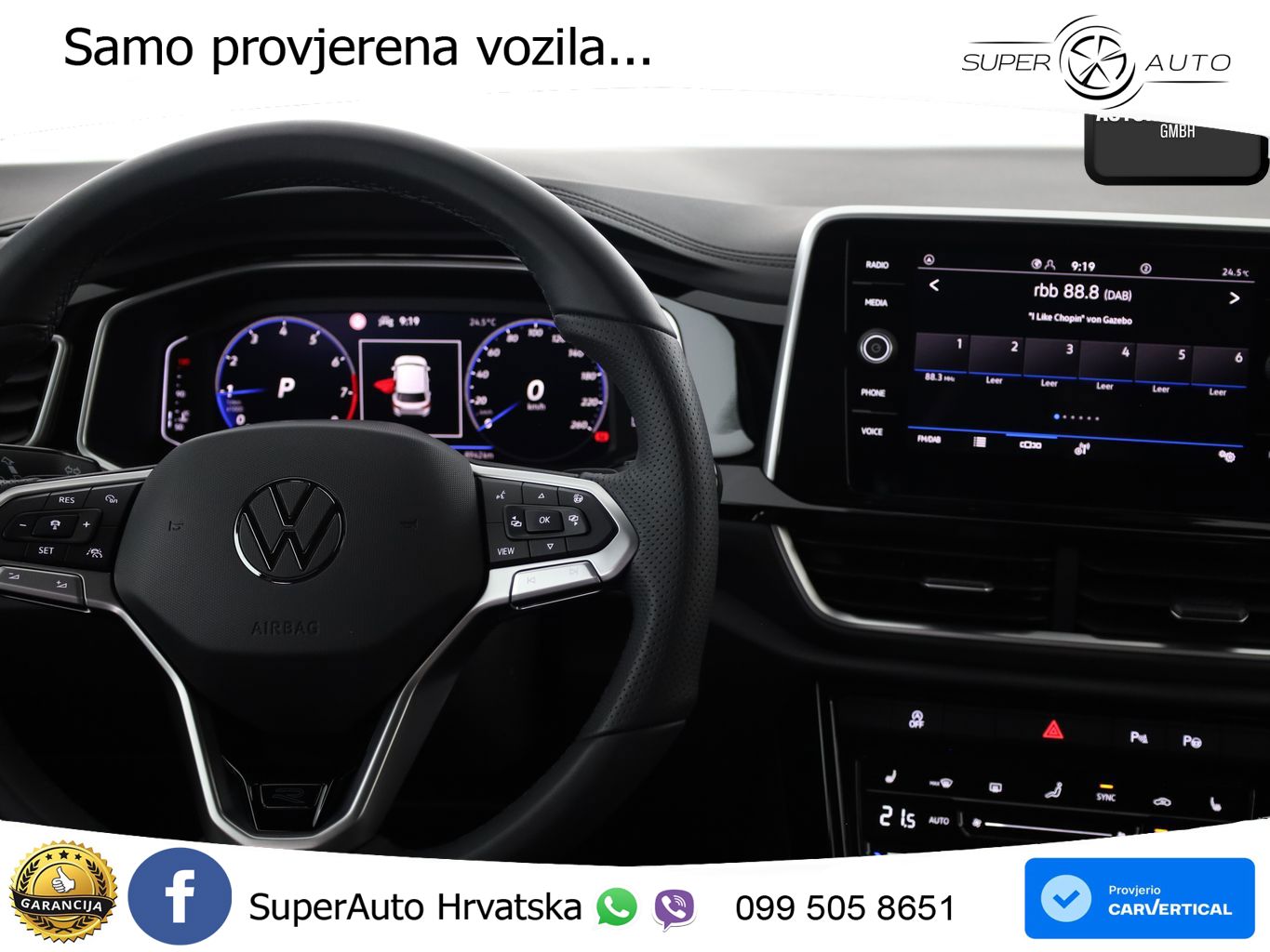 Volkswagen T-Roc 1.5 TSI (150 KS) DSG R-Line LED+GR SJED+ACC
