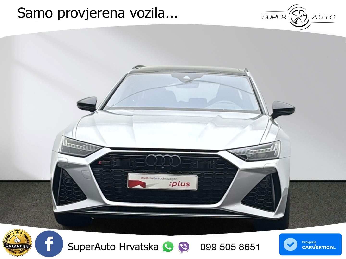 Audi RS6 Avant 4.0 TFSI V8 performance (630 KS)  quattro tiptronic ACC+HEAD+4xGR SJED+360+PANO