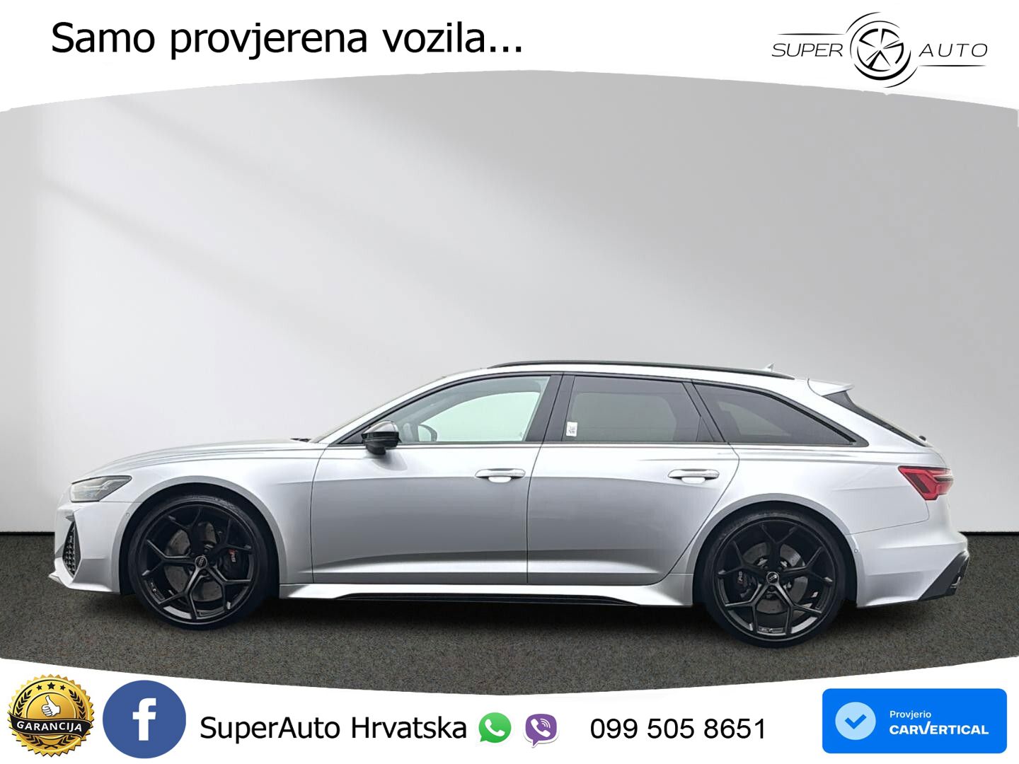 Audi RS6 Avant 4.0 TFSI V8 performance (630 KS)  quattro tiptronic ACC+HEAD+4xGR SJED+360+PANO