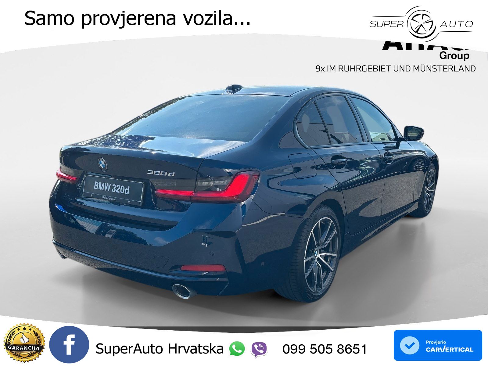 BMW 320d (190 KS) Steptronic LED+GR SJED+ACC