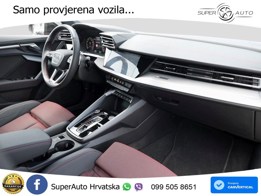 Audi A3 35 TFSI (150 KS) S tronic S line MATRIX+GR SJED+KAM