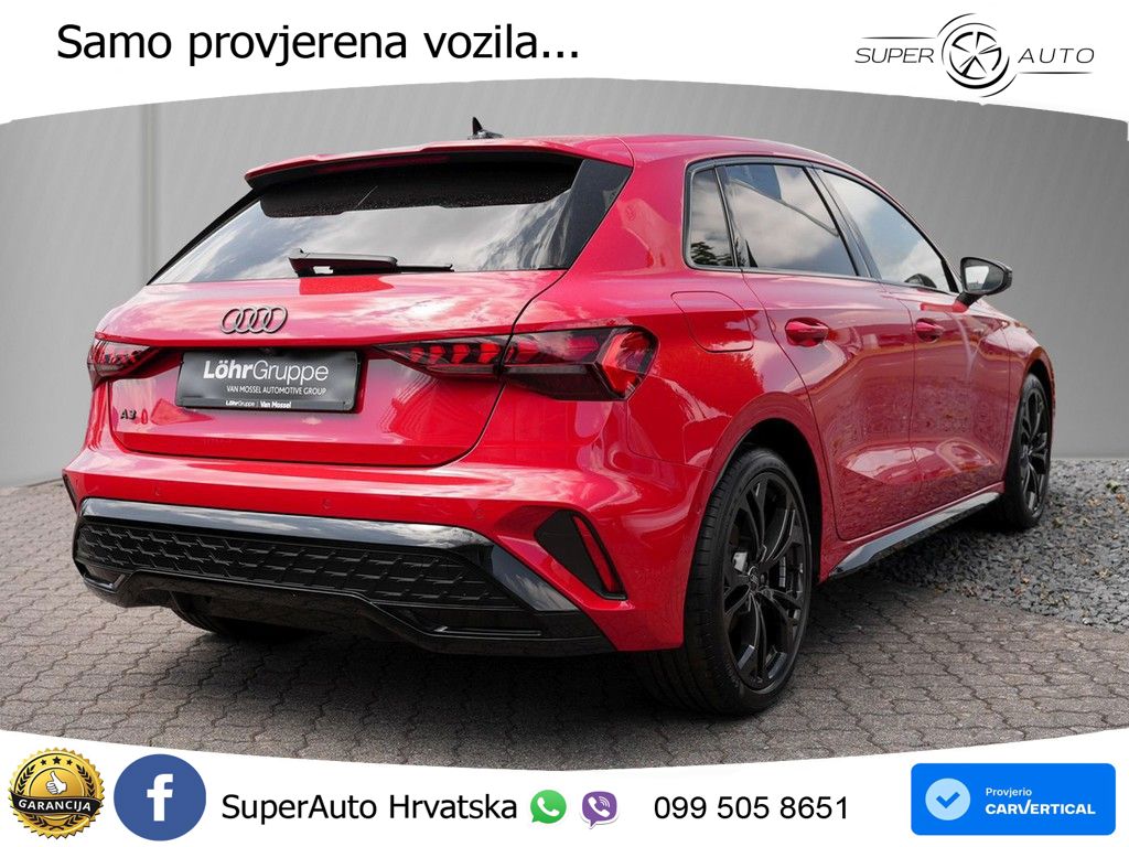 Audi A3 35 TFSI (150 KS) S tronic S line MATRIX+GR SJED+KAM