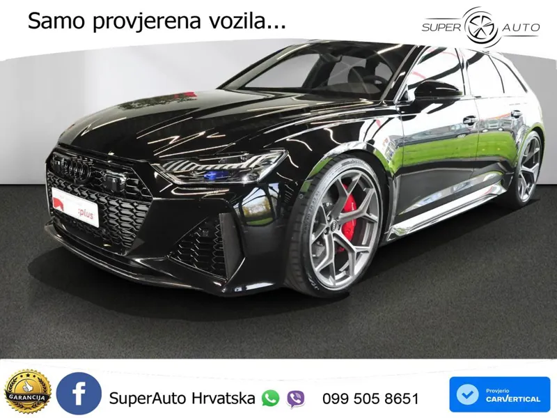 Audi RS6 Avant 4.0 TFSI V8 performance (630 KS)  quattro tiptronic ACC+HEAD+GR SJED+360+PANO