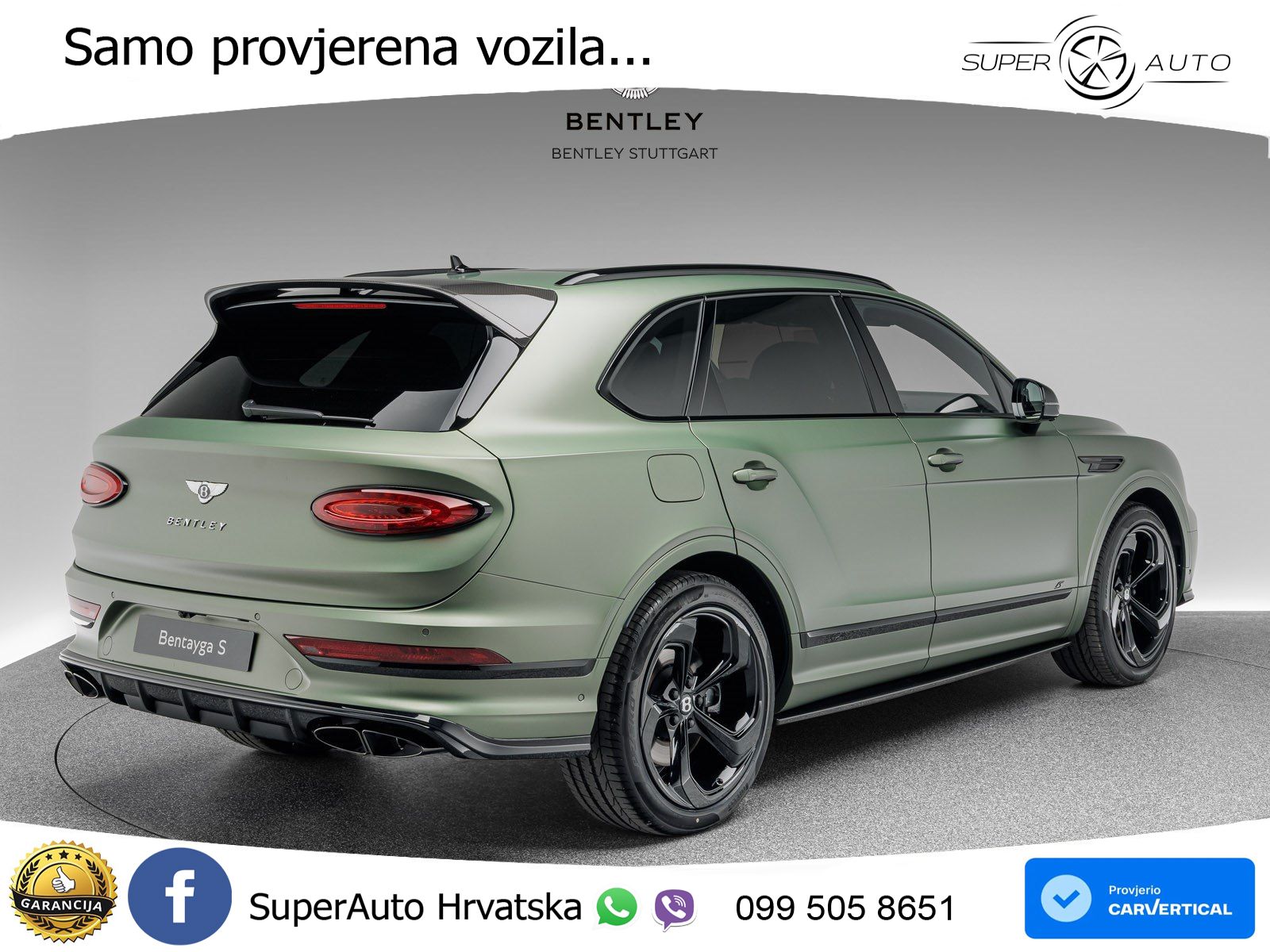 Bentley Bentayga 4.0 V8 (550 KS) AWD Automatic LED+GR SJED+ACC