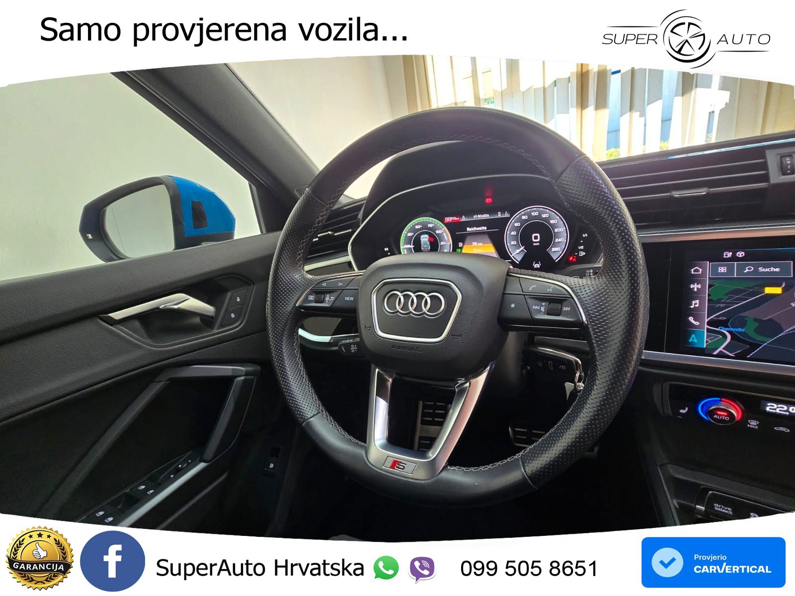 Audi Q3 45 TFSIe (245 KS) S tronic 2x S line LED+GR SJED+ACC