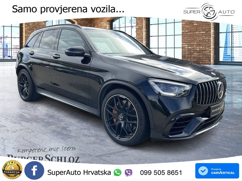 Mercedes AMG GLC 63 S V8 (510 KS) 4MATIC+ MCT ACC+HEAD+GR SJED+360+PANO