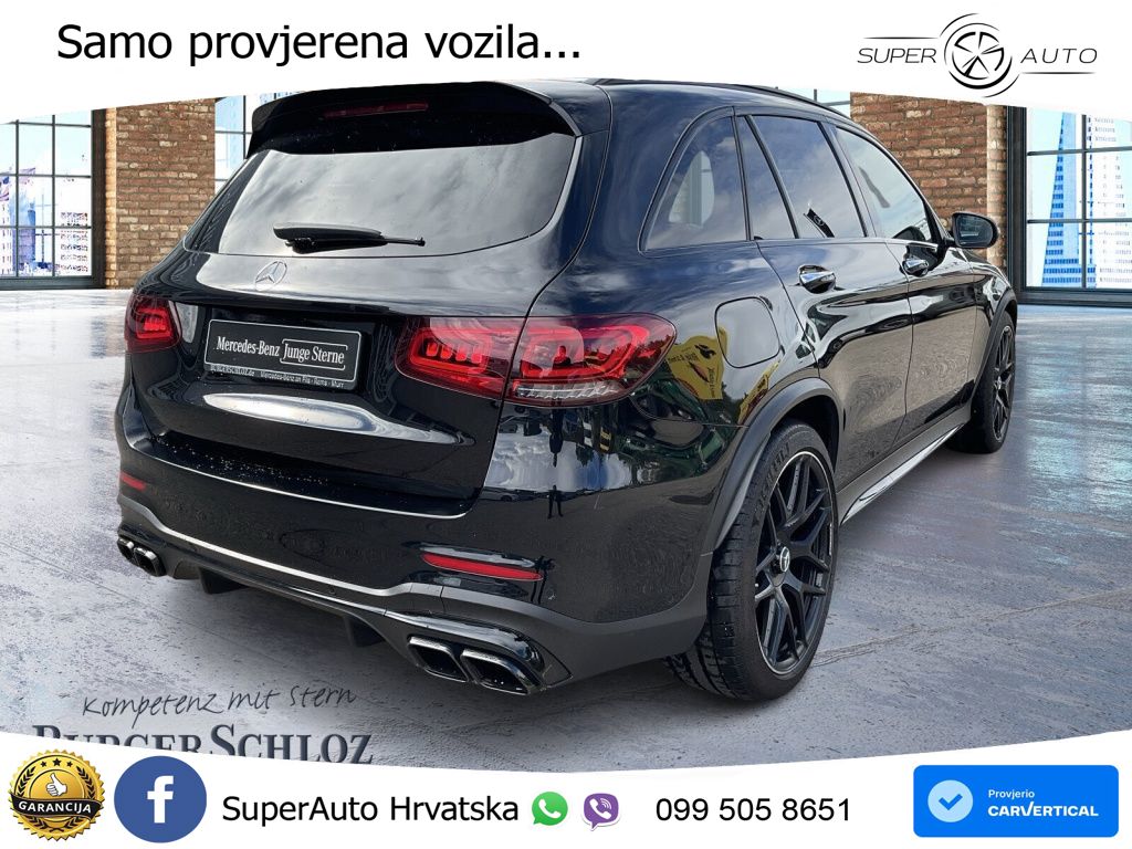 Mercedes AMG GLC 63 S V8 (510 KS) 4MATIC+ MCT ACC+HEAD+GR SJED+360+PANO