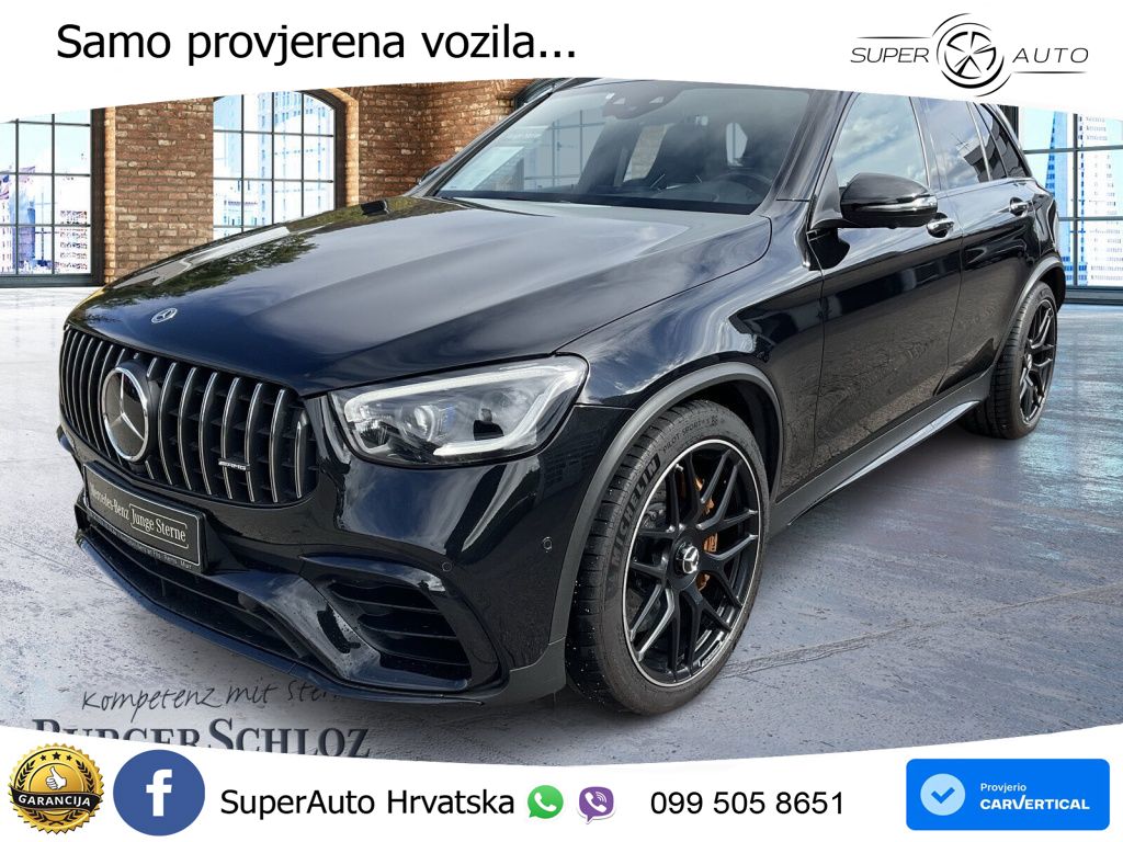Mercedes AMG GLC 63 S V8 (510 KS) 4MATIC+ MCT ACC+HEAD+GR SJED+360+PANO