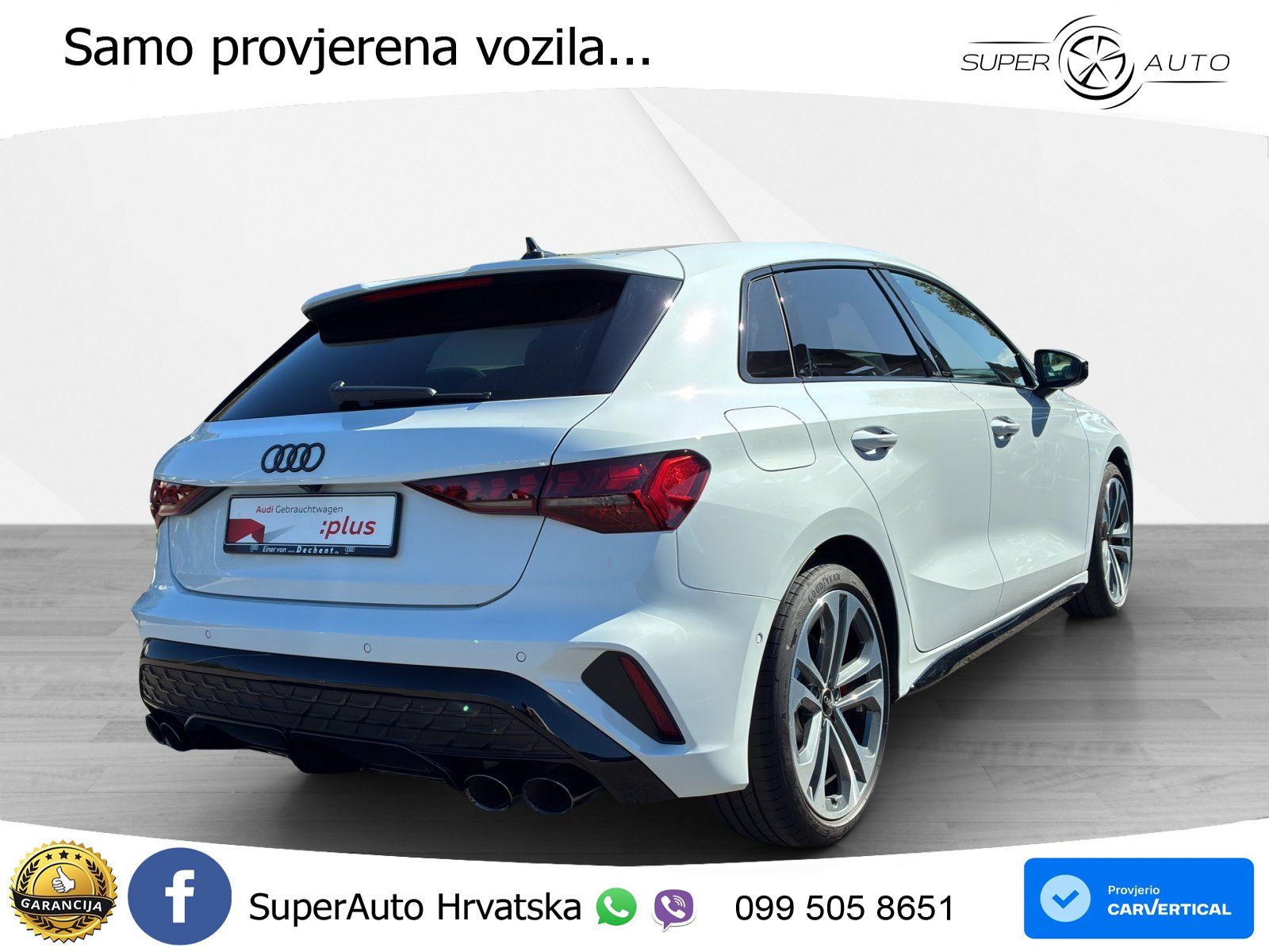 Audi S3 2.0 TFSI (333 KS) quattro S tronic LED+GR SJED+ACC