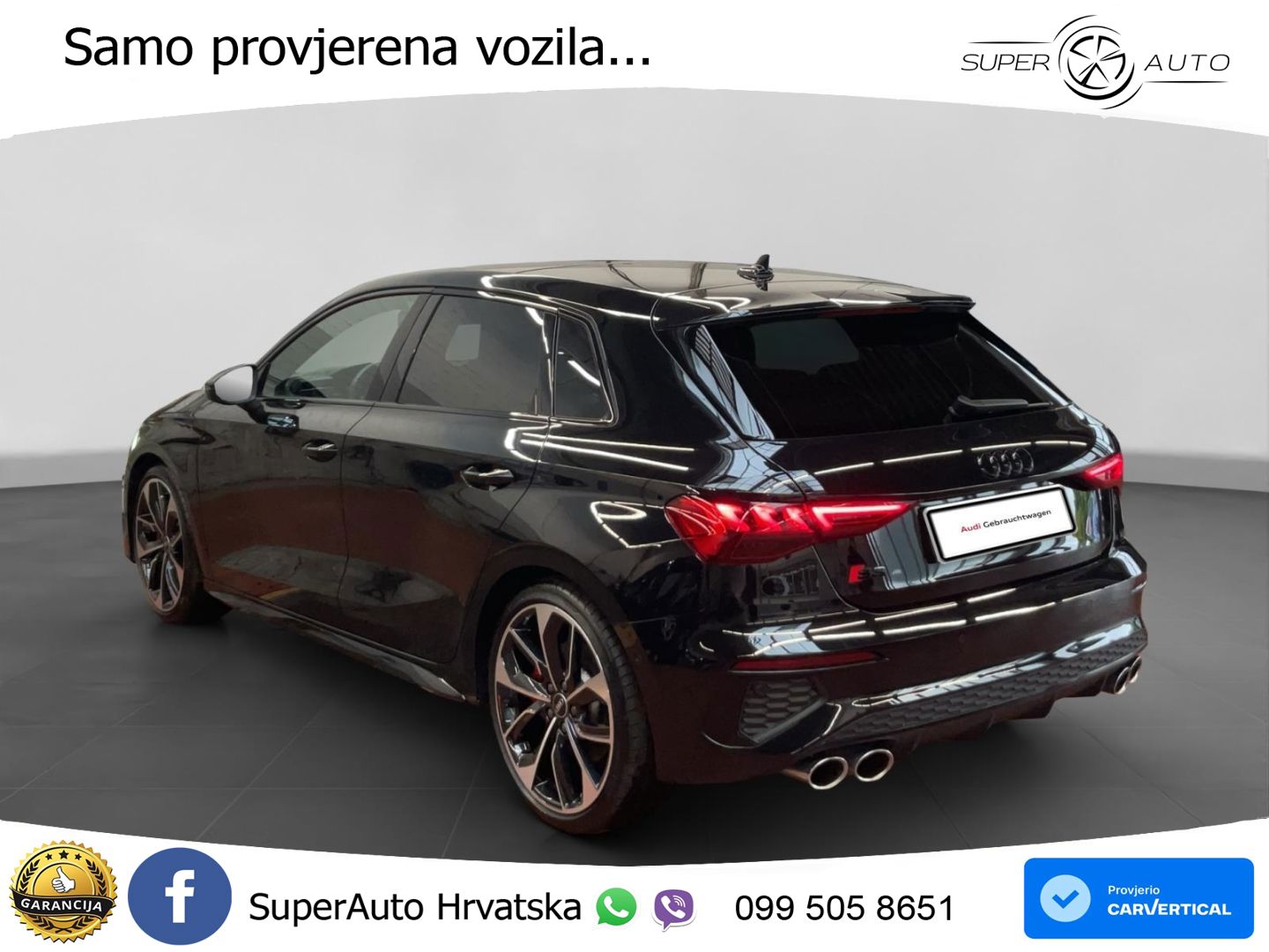 Audi S3 2.0 TFSI (310 KS) quattro S tronic LED+GR SJED+ACC