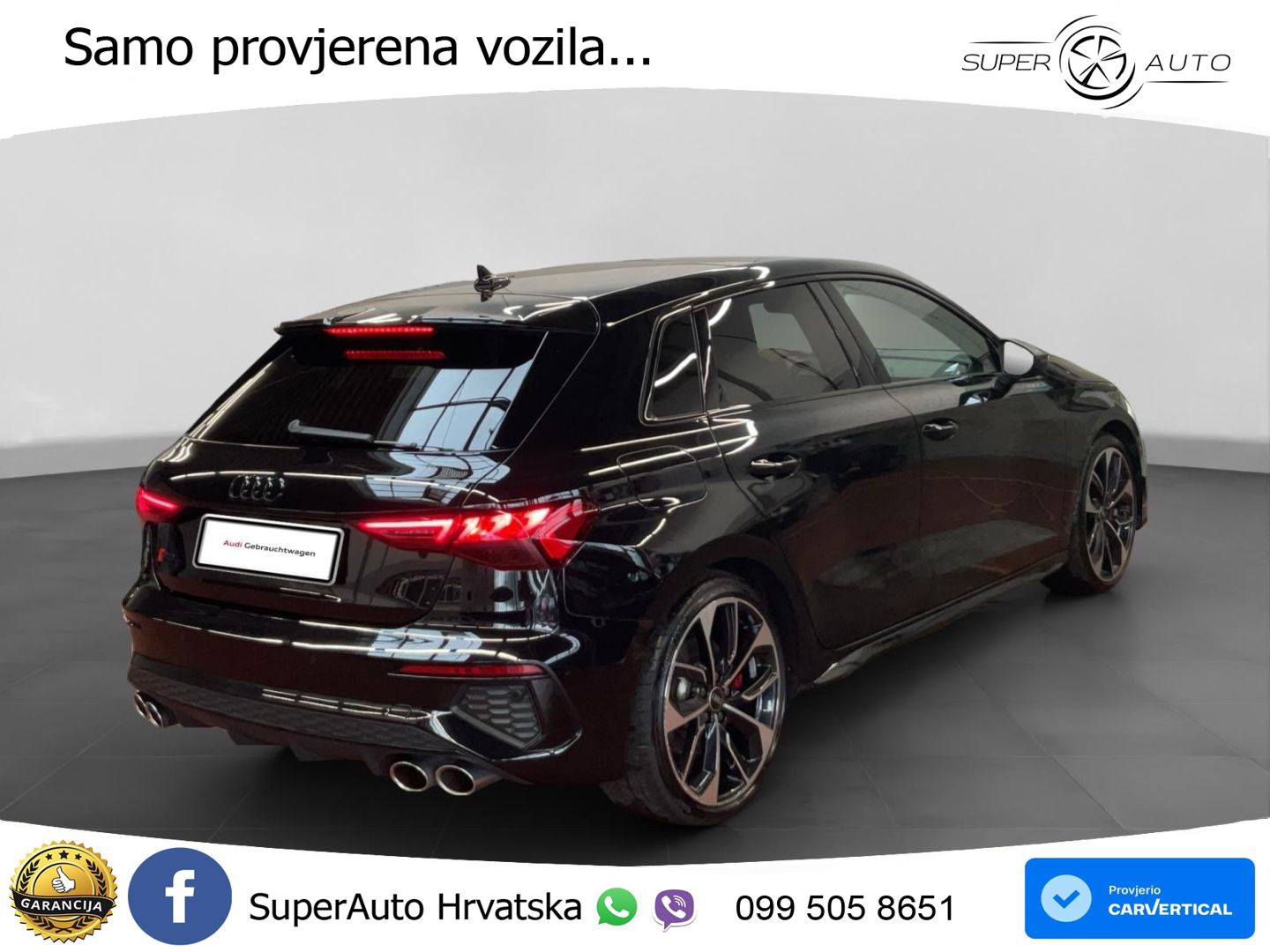 Audi S3 2.0 TFSI (310 KS) quattro S tronic LED+GR SJED+ACC