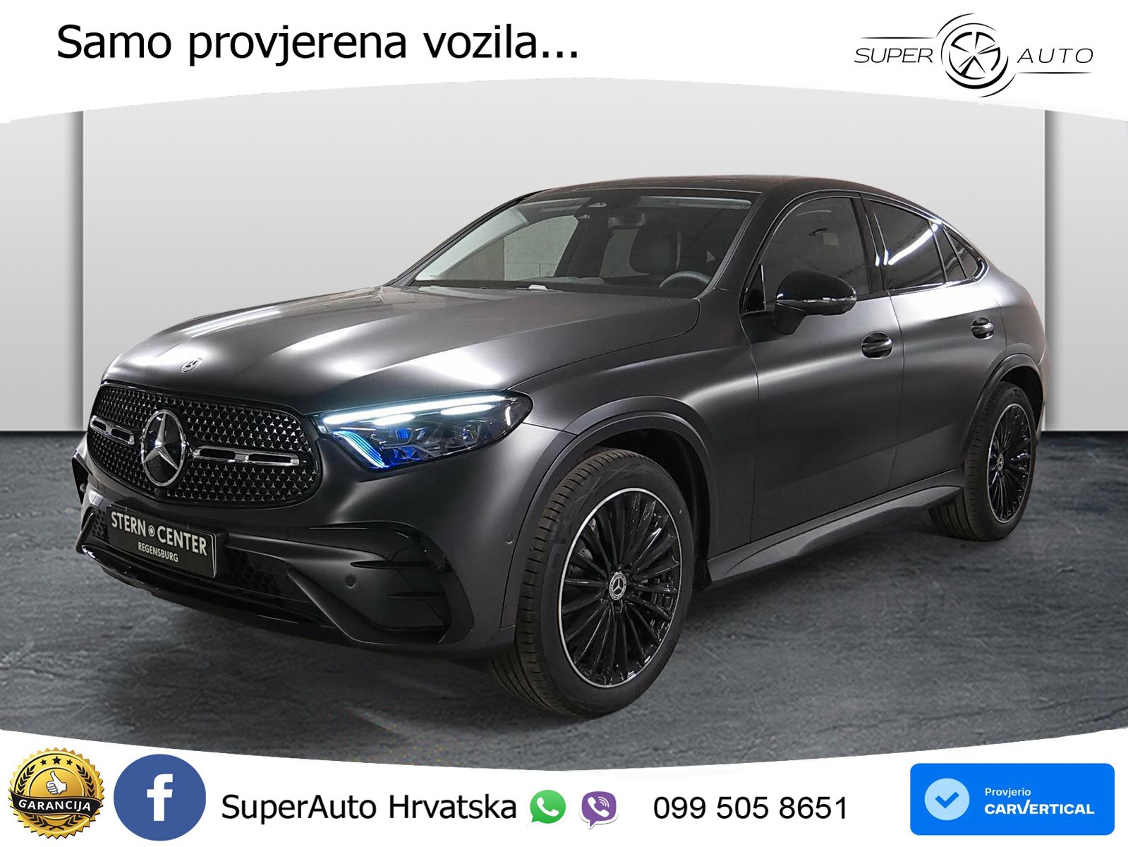 Mercedes GLC Coupe 450d (367 KS) 4MATIC 9G-TRONIC AMG ACC+GR SJED+360+PANO