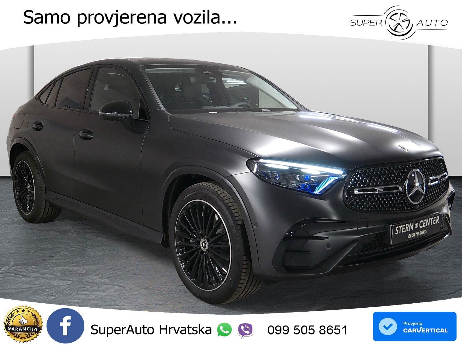 Mercedes GLC Coupe 450d (367 KS) 4MATIC 9G-TRONIC AMG ACC+GR SJED+360+PANO