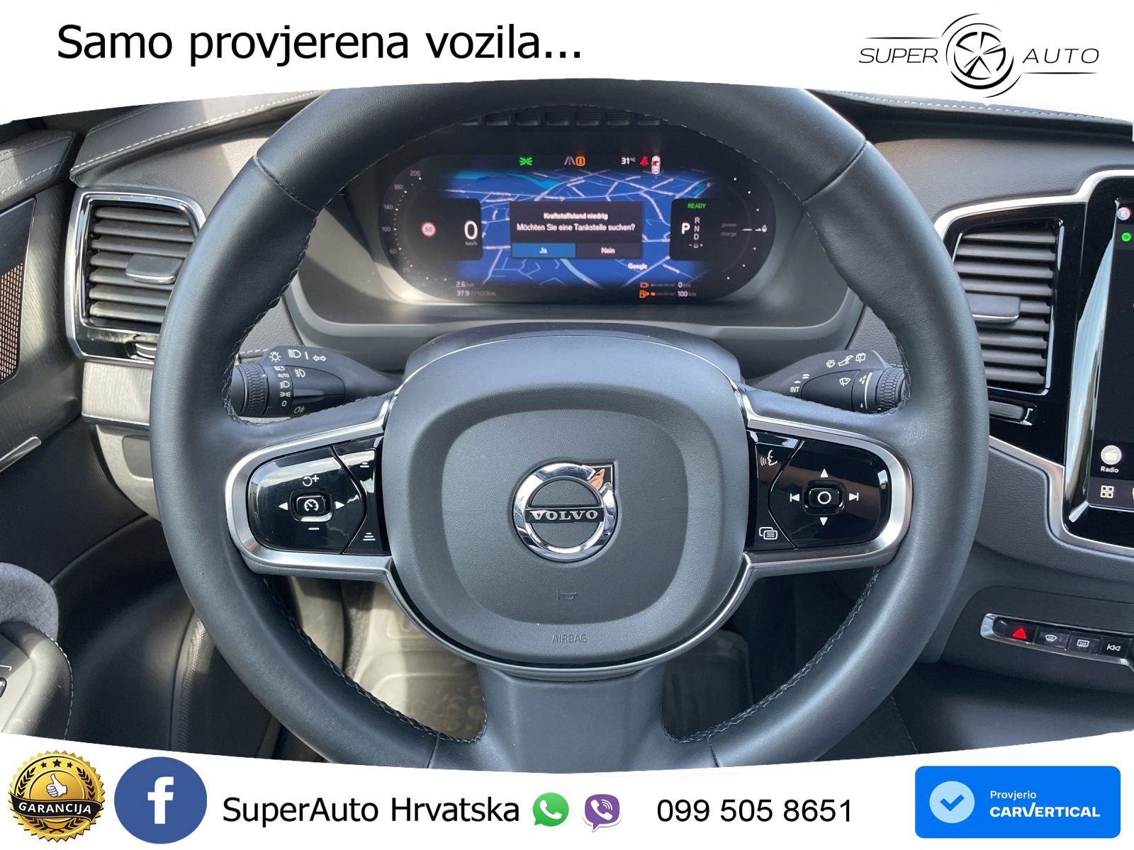 Volvo XC90 2.0 T8 AWD Automatic ZRAČNI+ACC+4xGR SJED+KAM