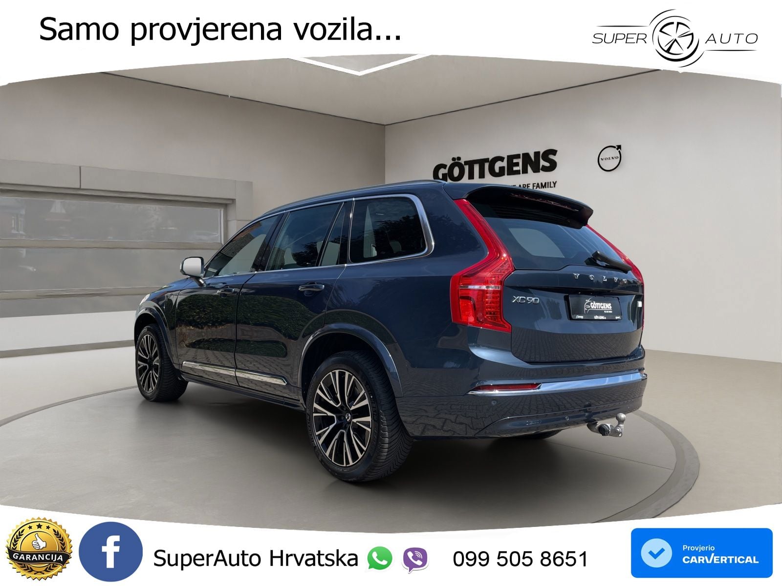Volvo XC90 2.0 T8 AWD Automatic ZRAČNI+ACC+4xGR SJED+KAM